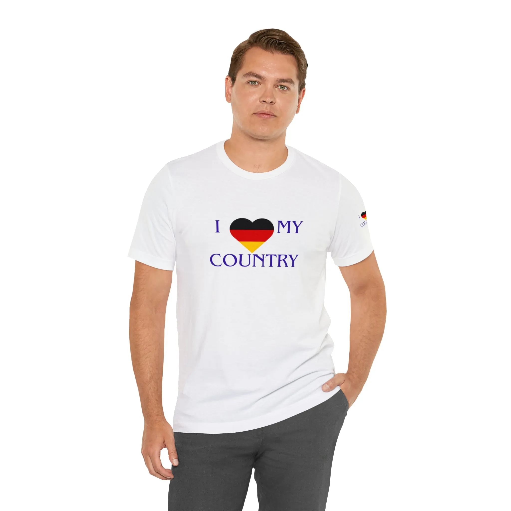 I love my Country Germany Unisex Jersey Short Sleeve Tee