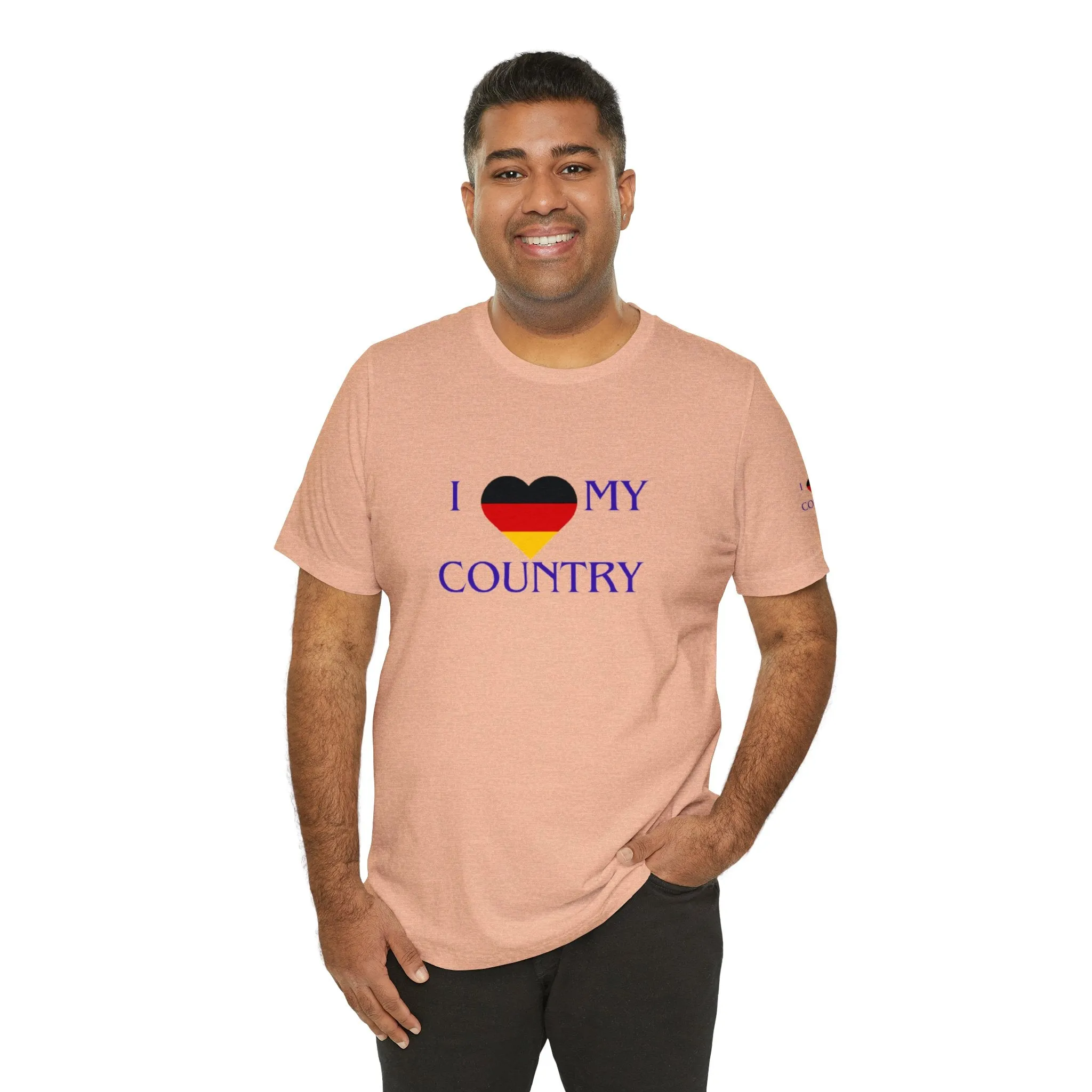 I love my Country Germany Unisex Jersey Short Sleeve Tee