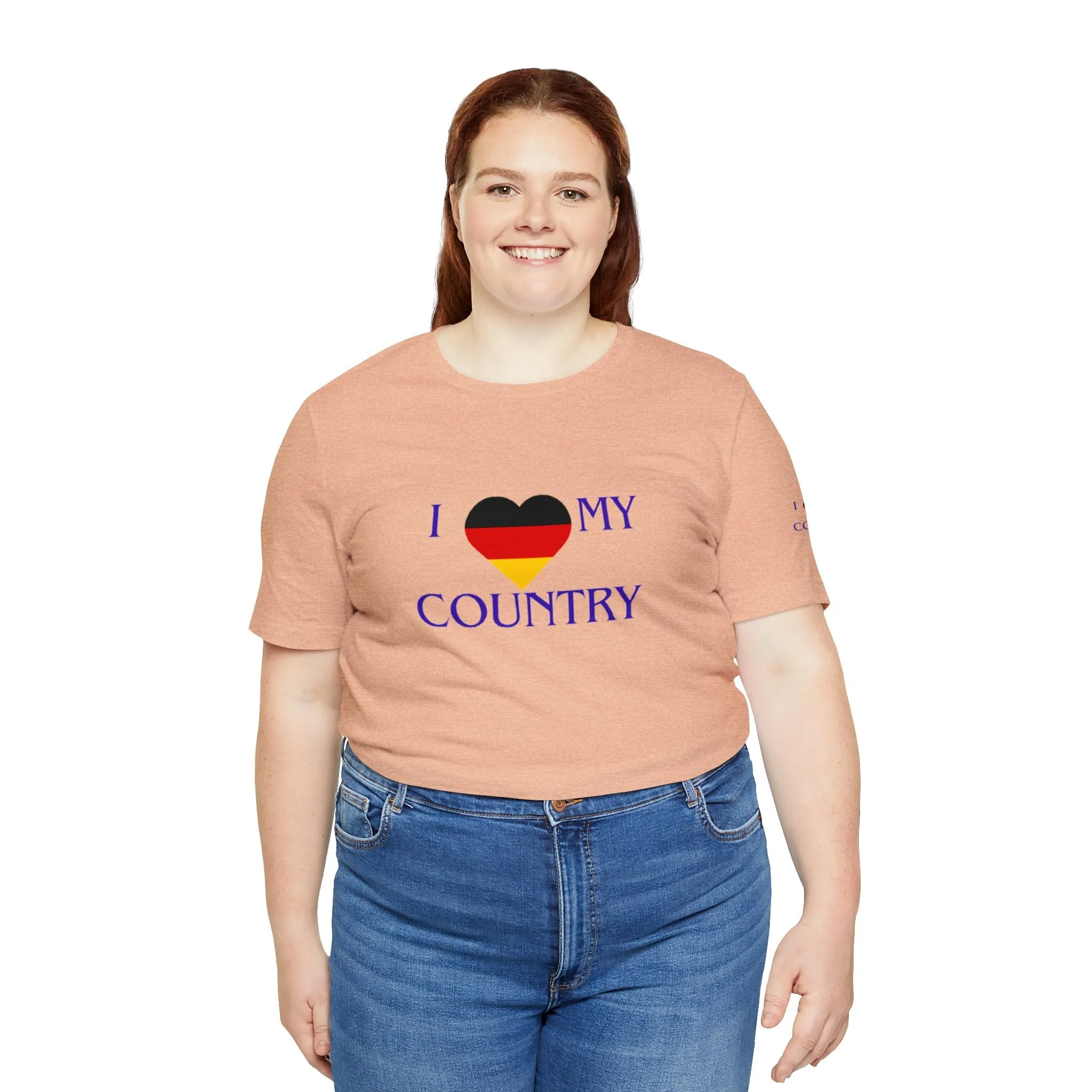 I love my Country Germany Unisex Jersey Short Sleeve Tee