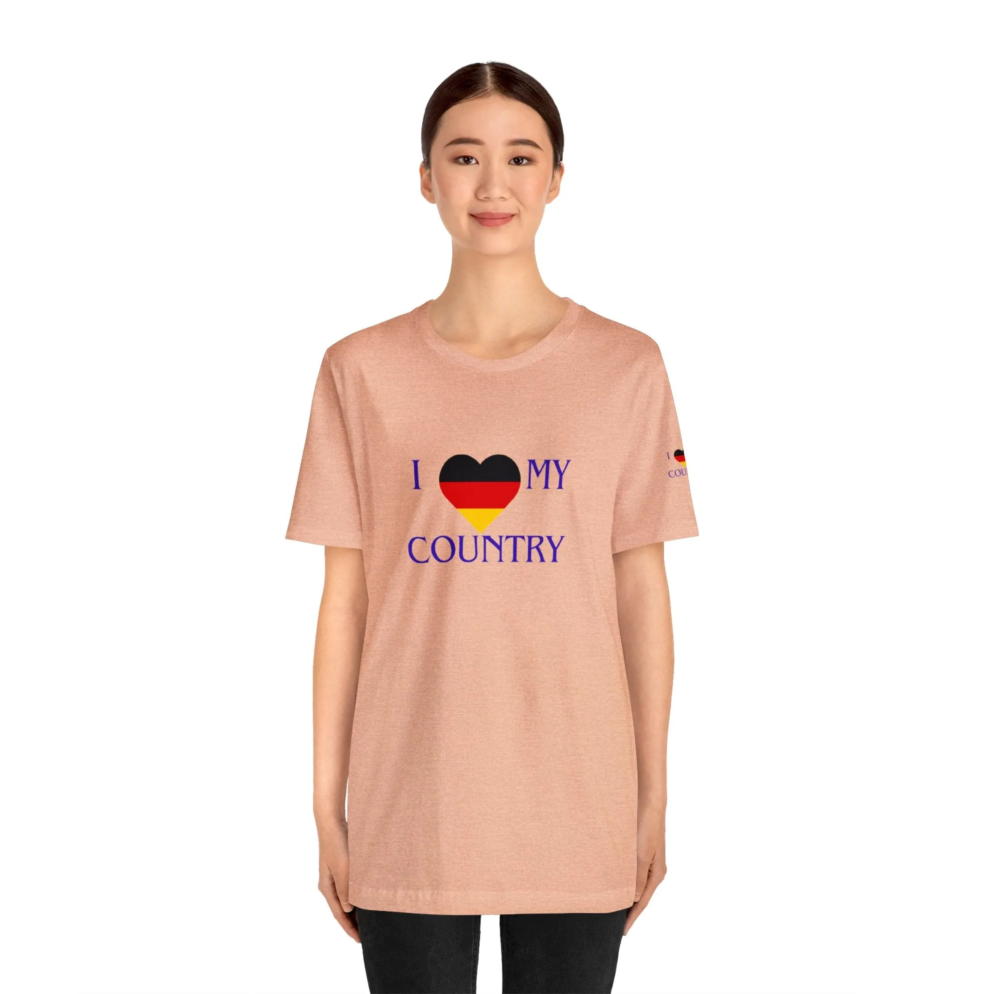 I love my Country Germany Unisex Jersey Short Sleeve Tee