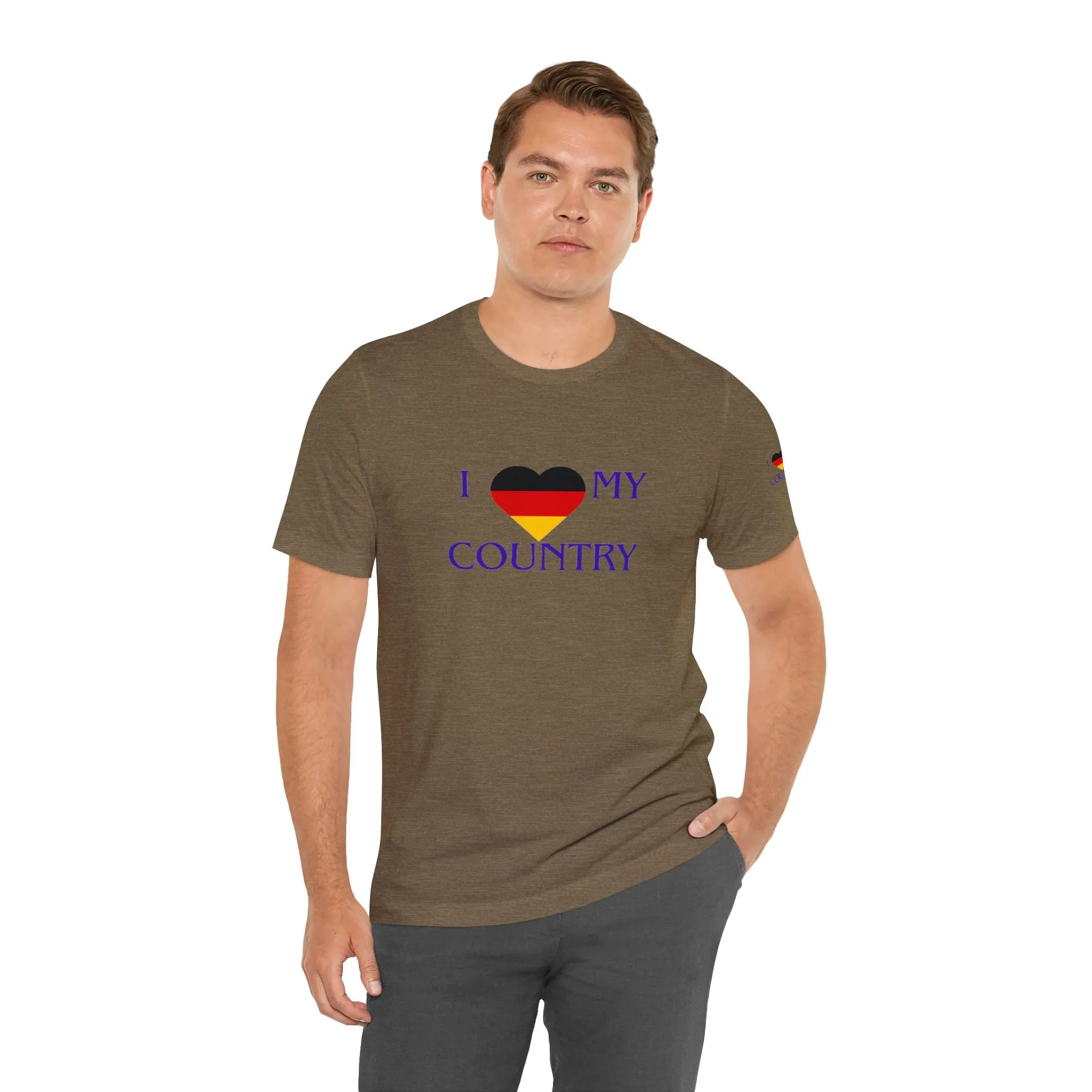 I love my Country Germany Unisex Jersey Short Sleeve Tee