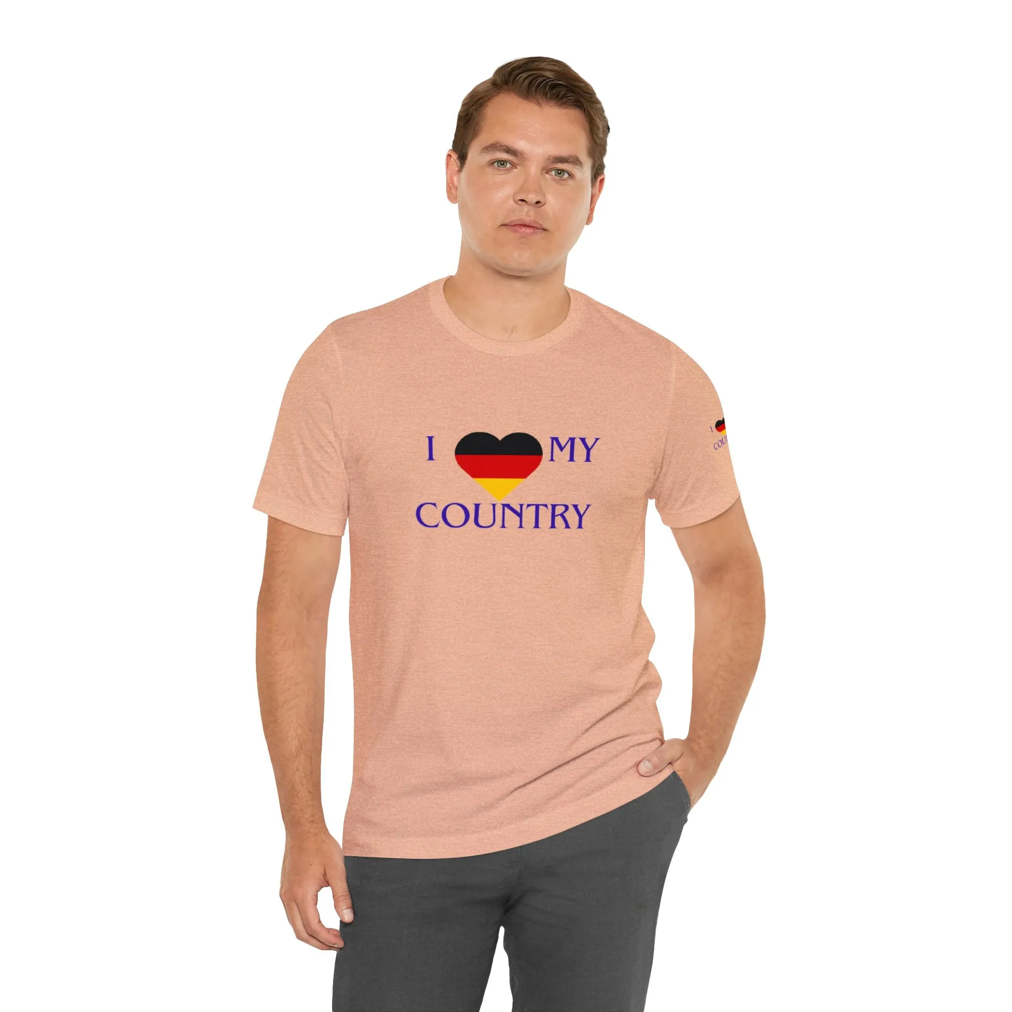 I love my Country Germany Unisex Jersey Short Sleeve Tee