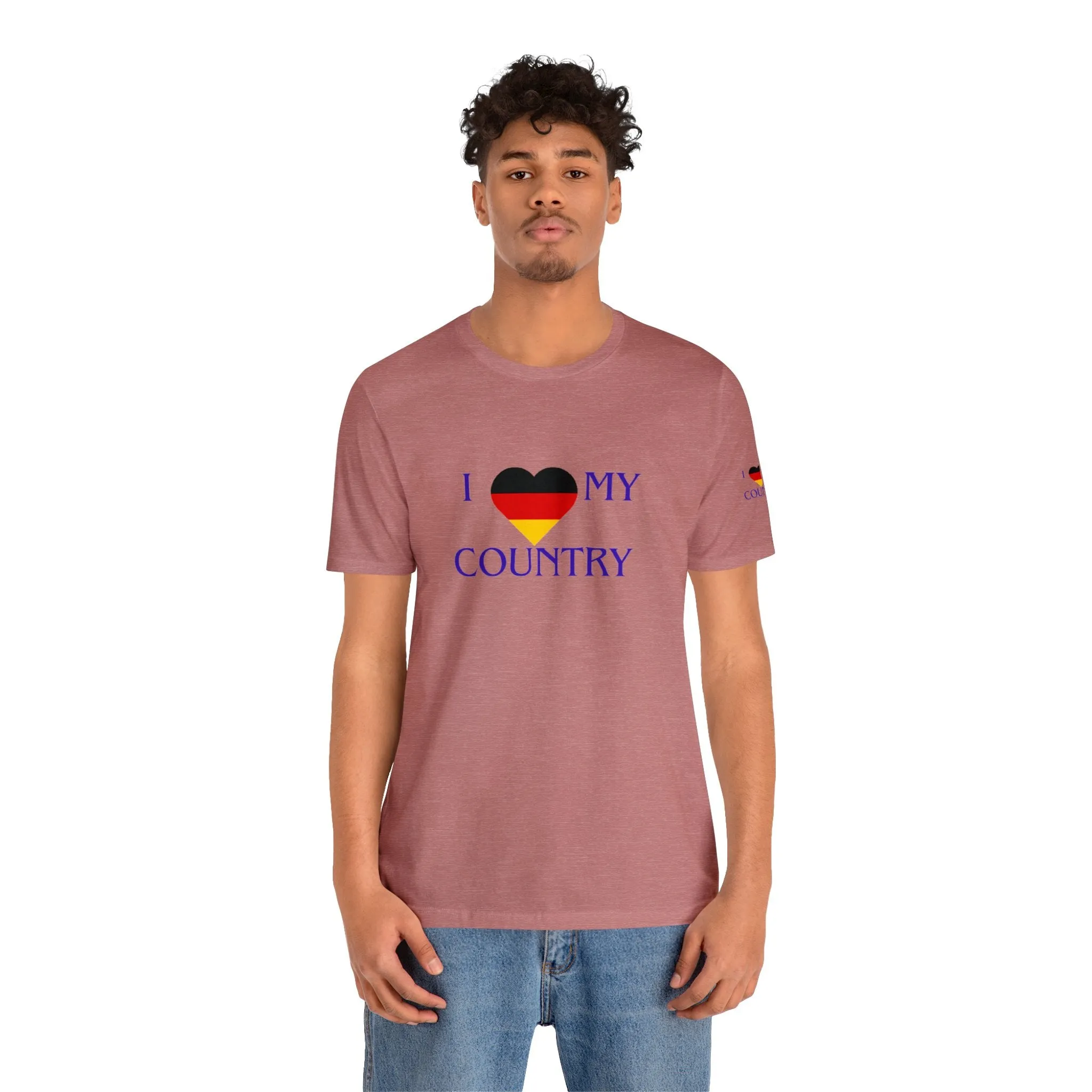 I love my Country Germany Unisex Jersey Short Sleeve Tee