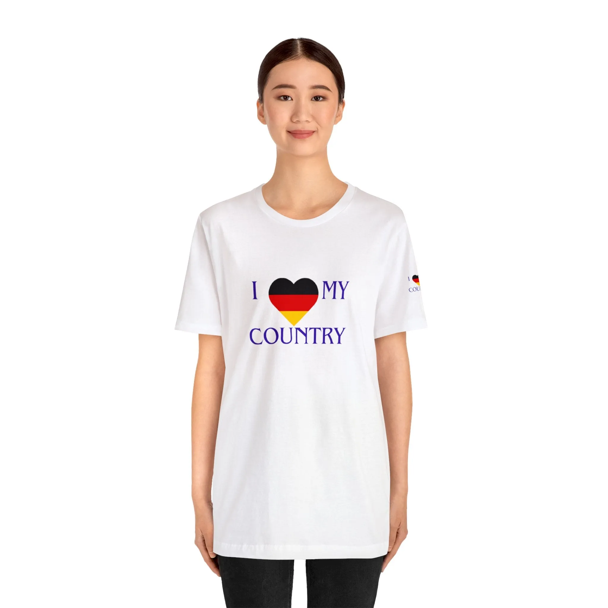 I love my Country Germany Unisex Jersey Short Sleeve Tee