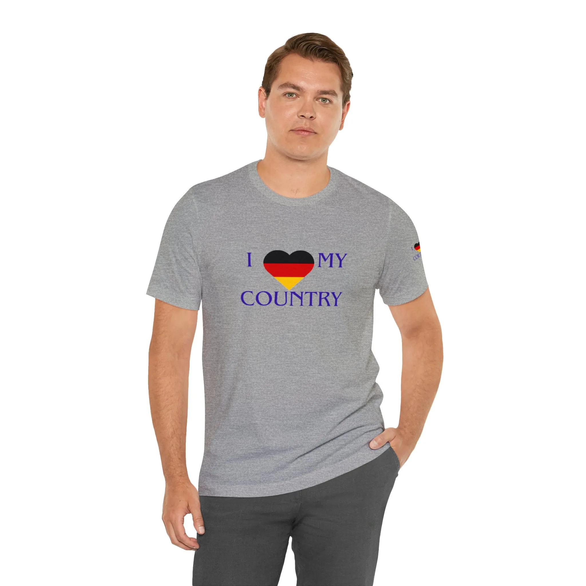 I love my Country Germany Unisex Jersey Short Sleeve Tee