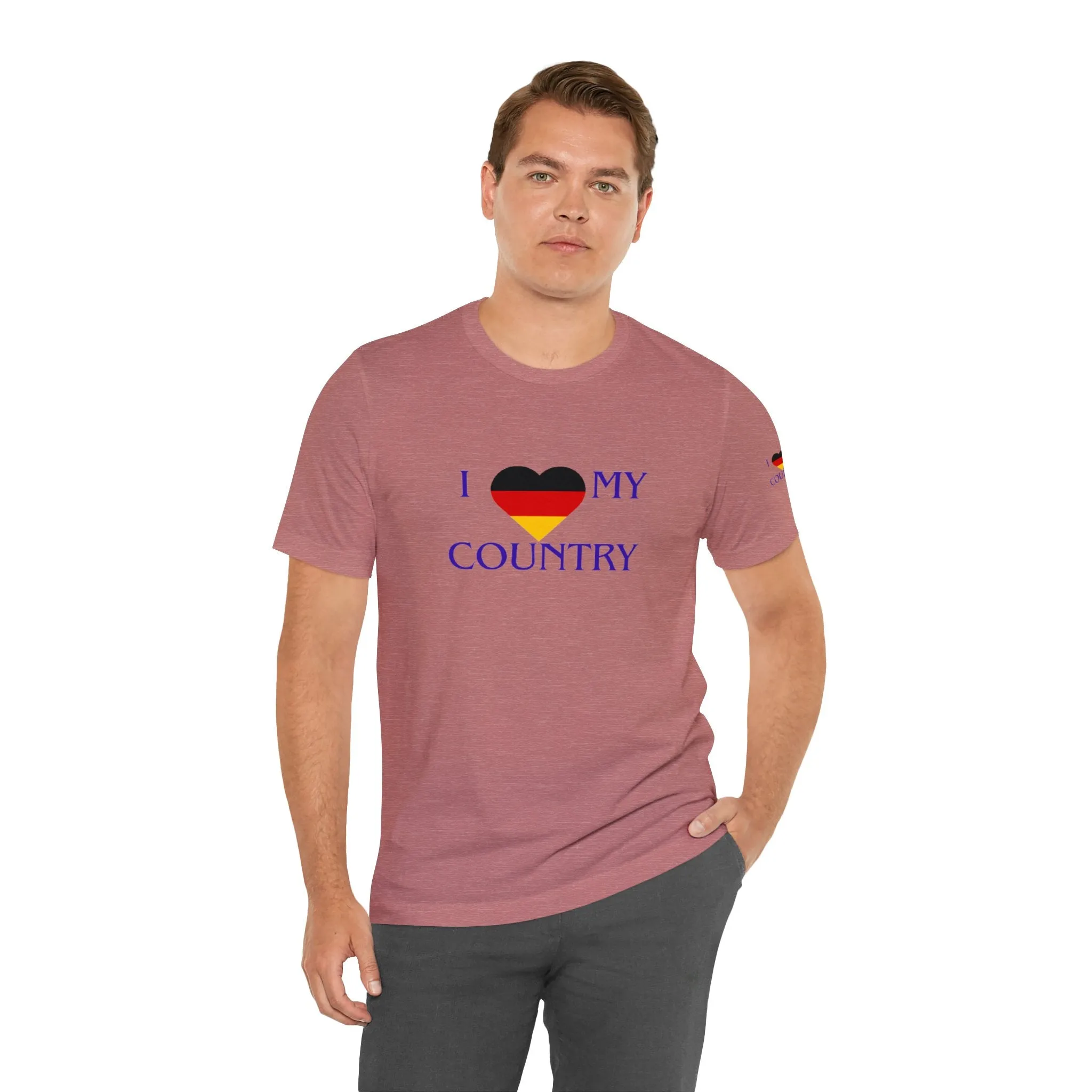 I love my Country Germany Unisex Jersey Short Sleeve Tee