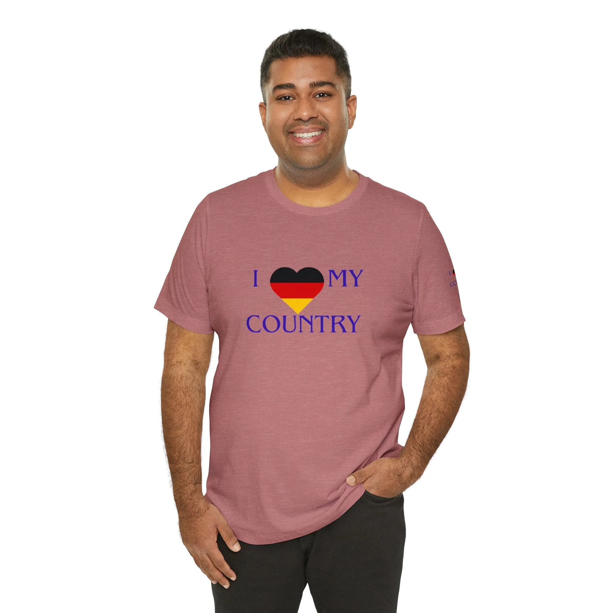 I love my Country Germany Unisex Jersey Short Sleeve Tee