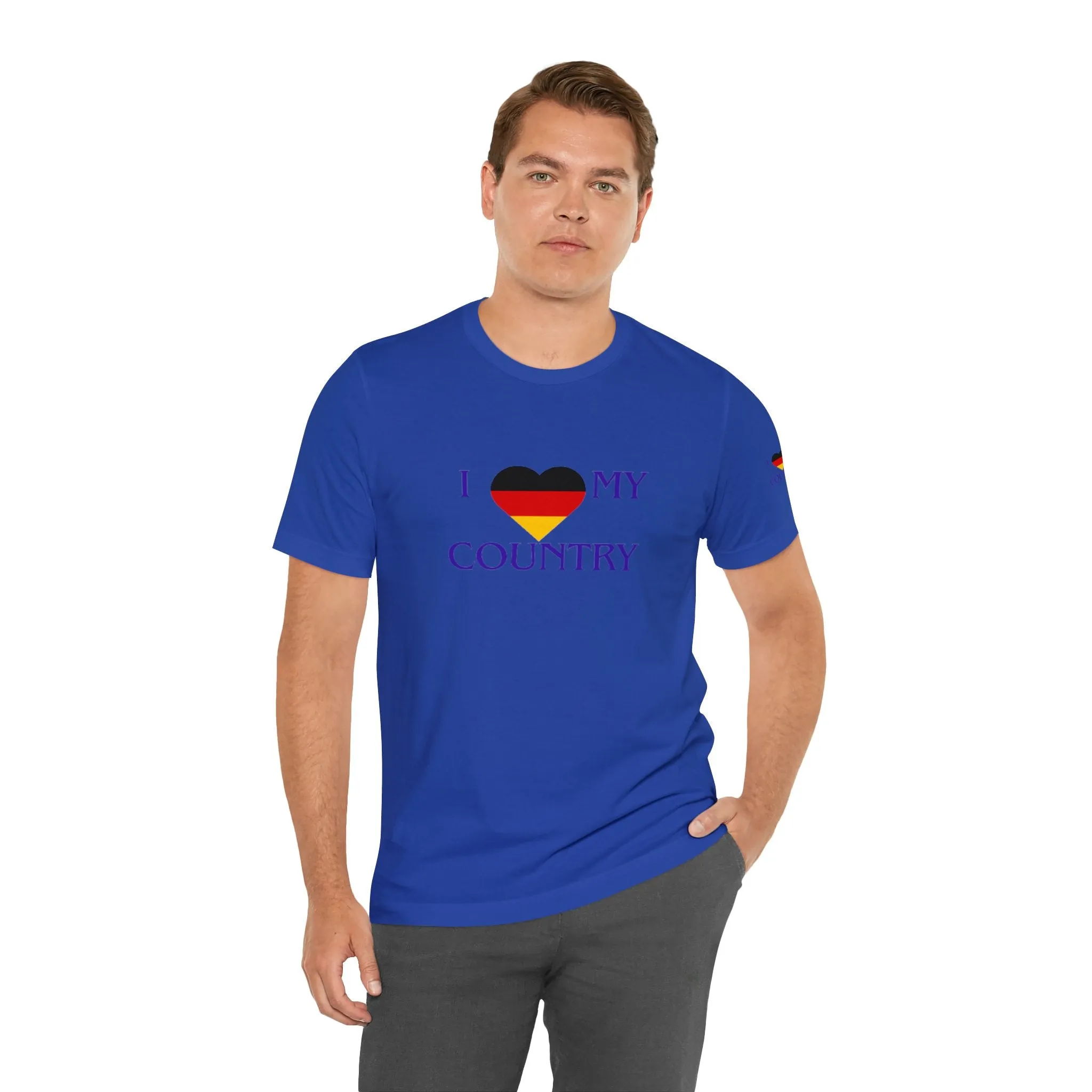 I love my Country Germany Unisex Jersey Short Sleeve Tee