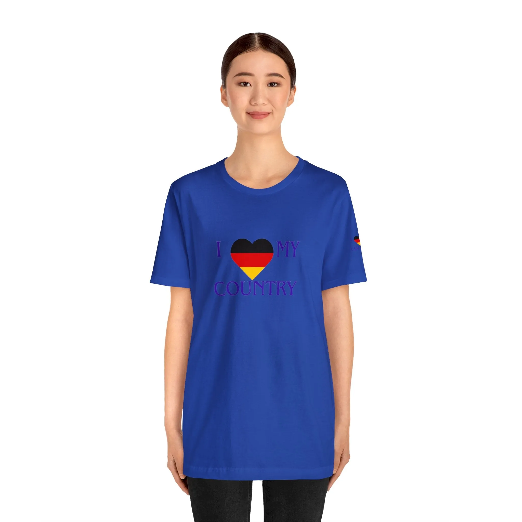 I love my Country Germany Unisex Jersey Short Sleeve Tee