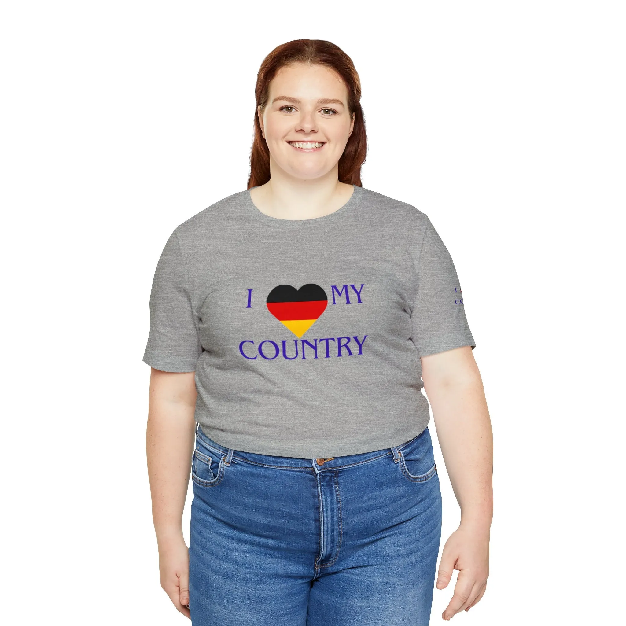 I love my Country Germany Unisex Jersey Short Sleeve Tee