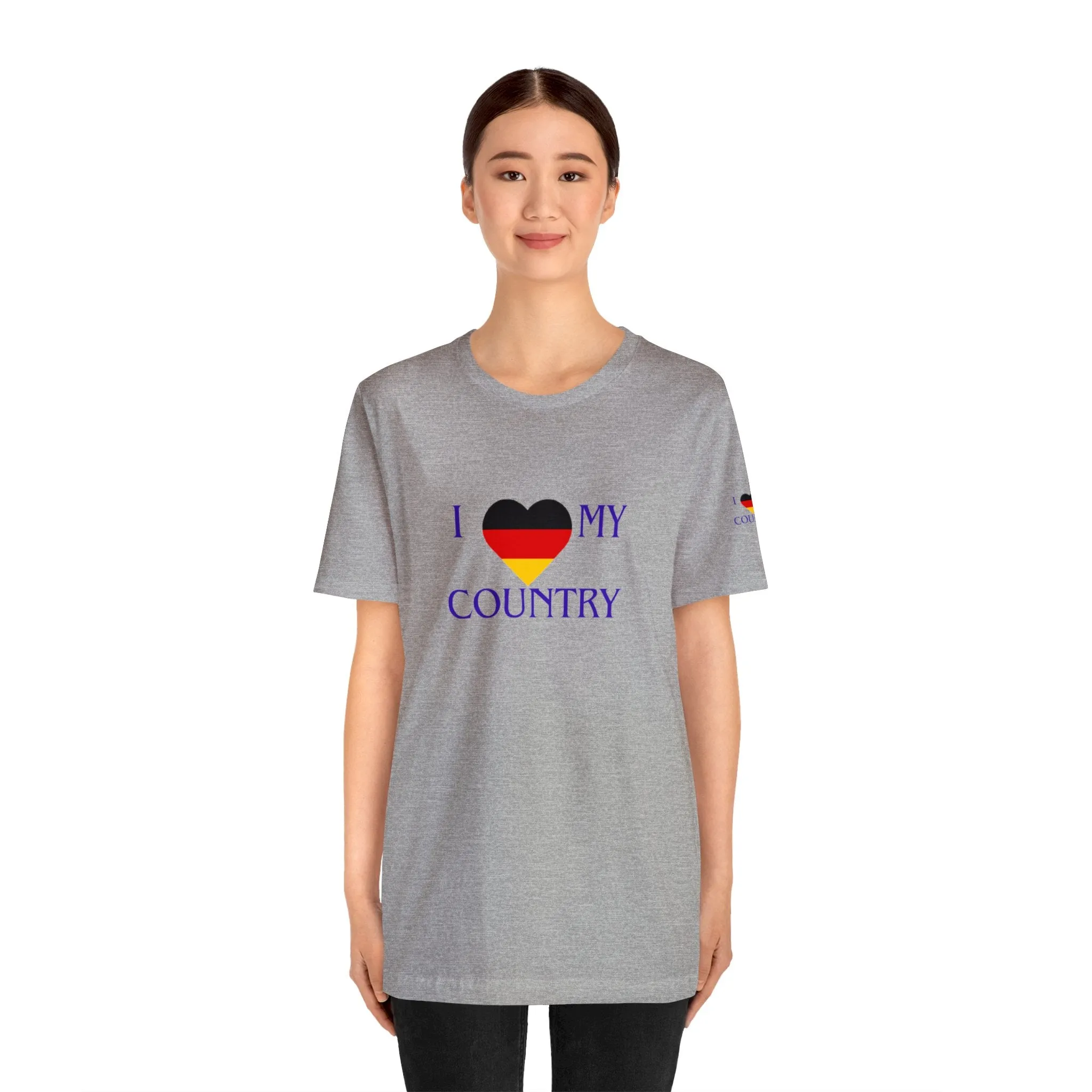 I love my Country Germany Unisex Jersey Short Sleeve Tee