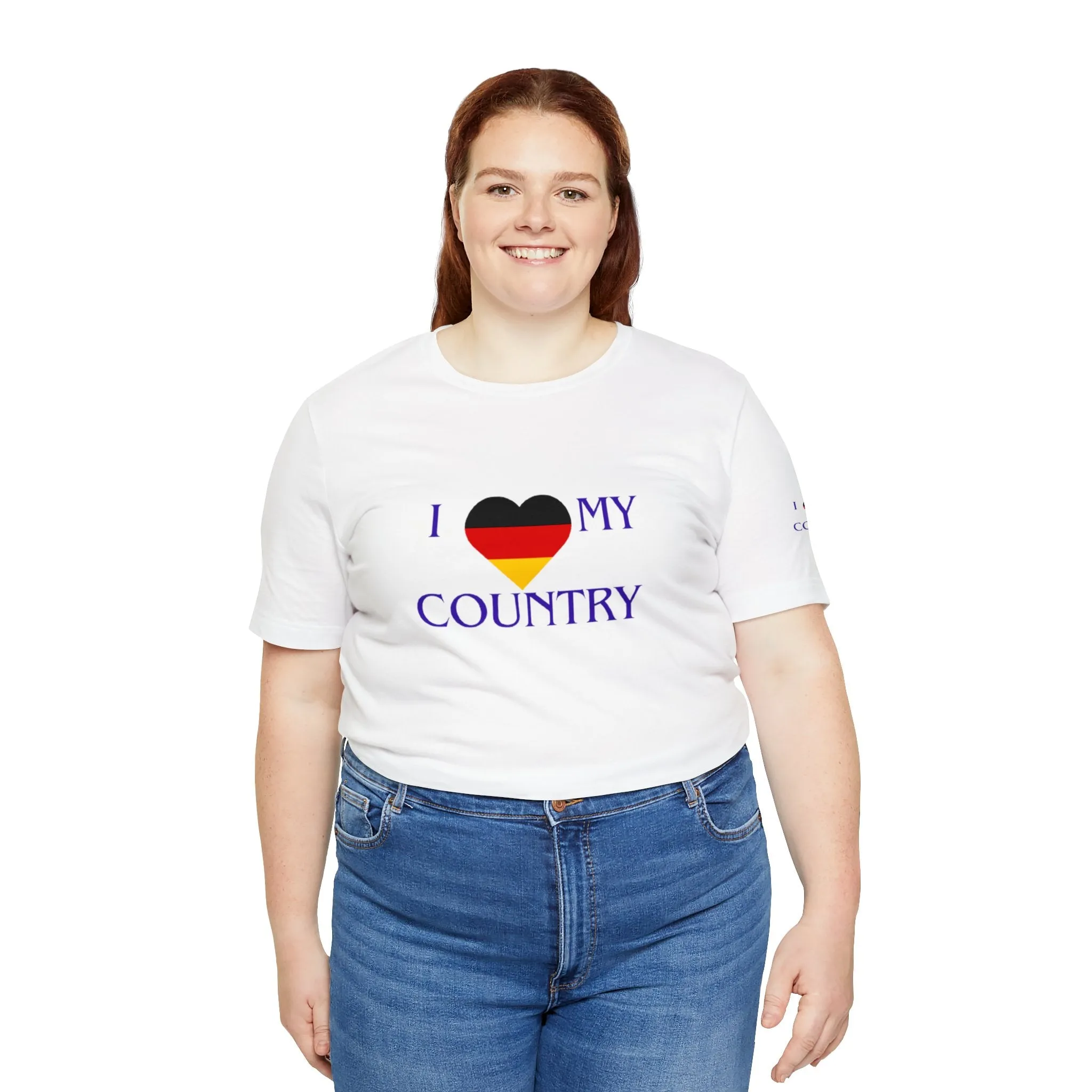 I love my Country Germany Unisex Jersey Short Sleeve Tee