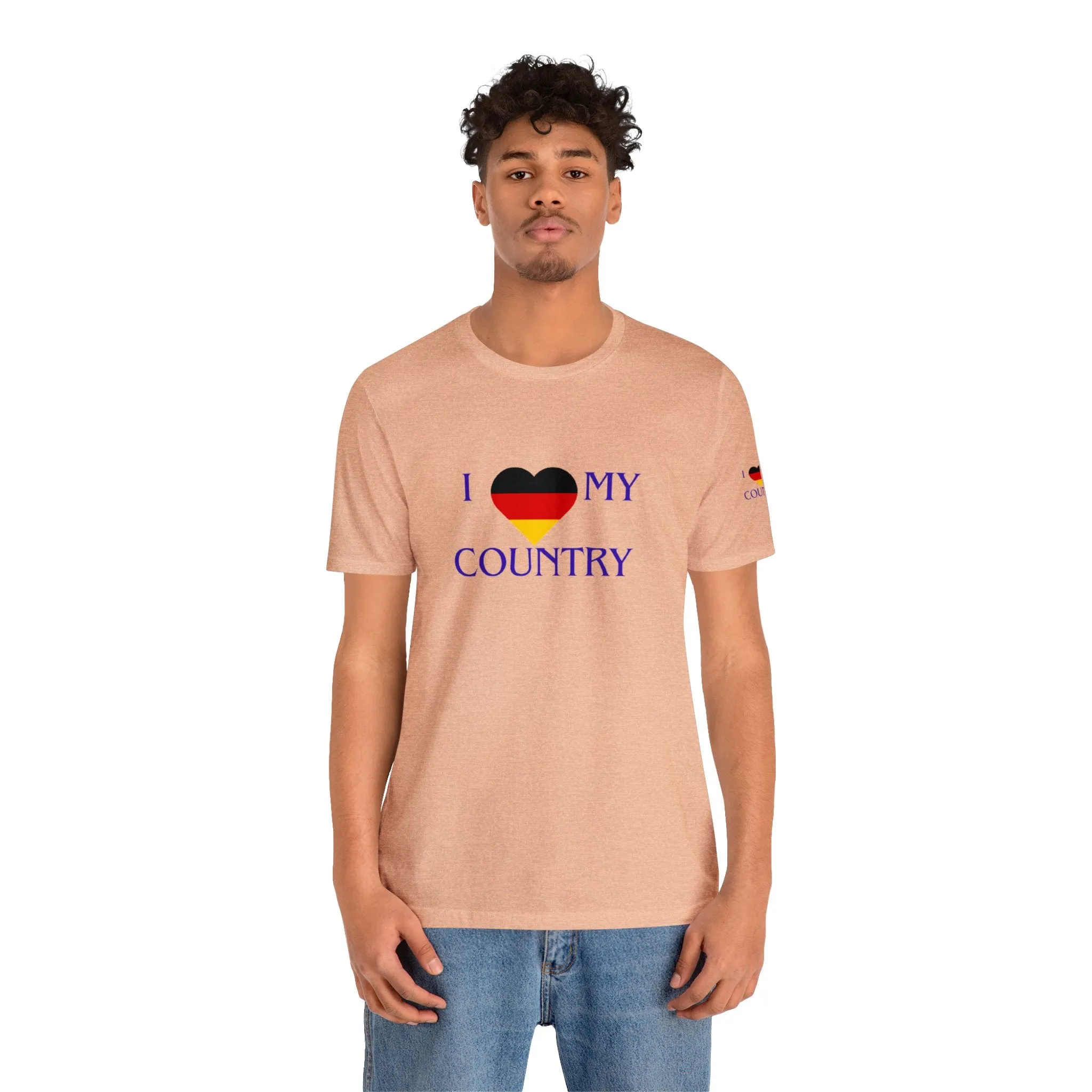 I love my Country Germany Unisex Jersey Short Sleeve Tee