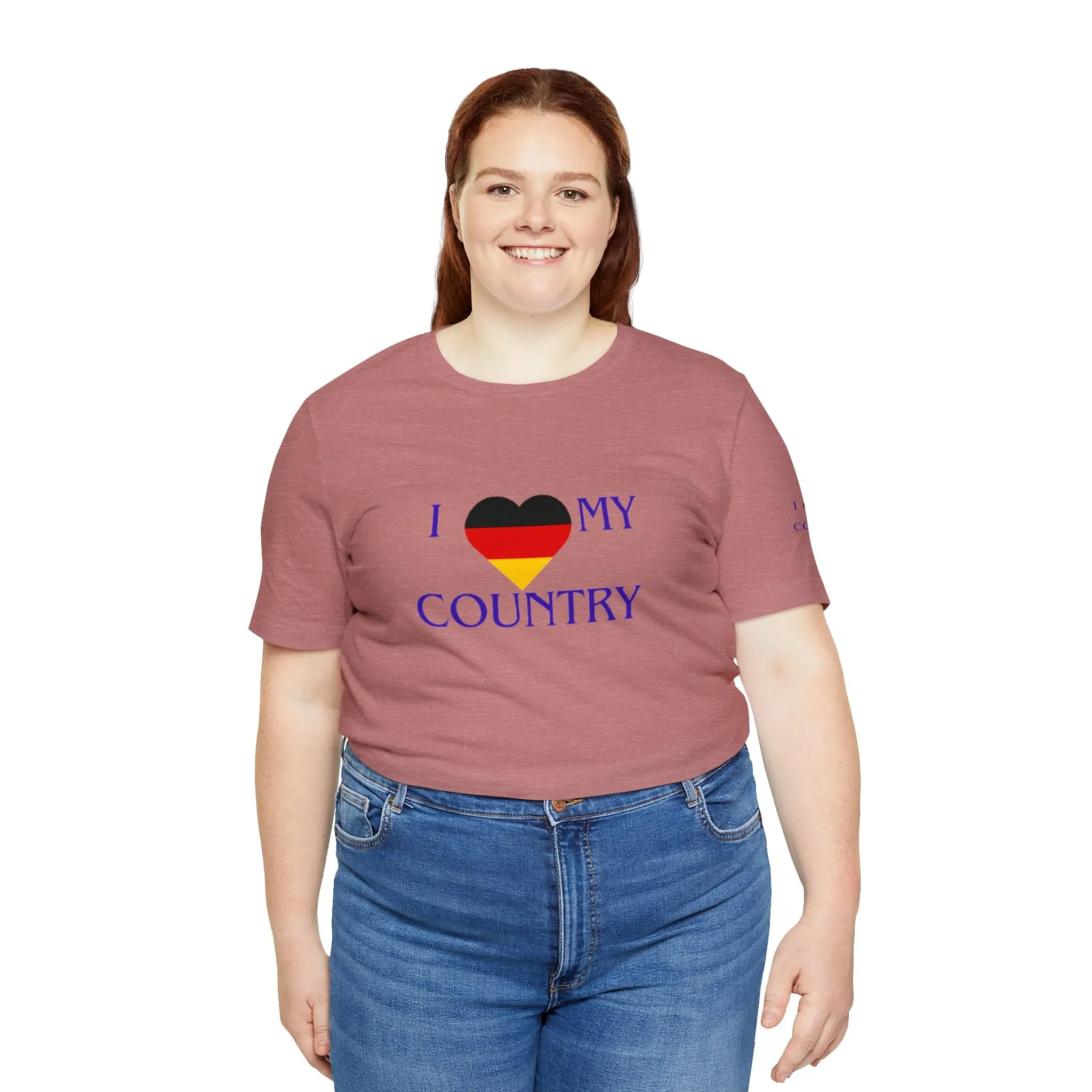 I love my Country Germany Unisex Jersey Short Sleeve Tee