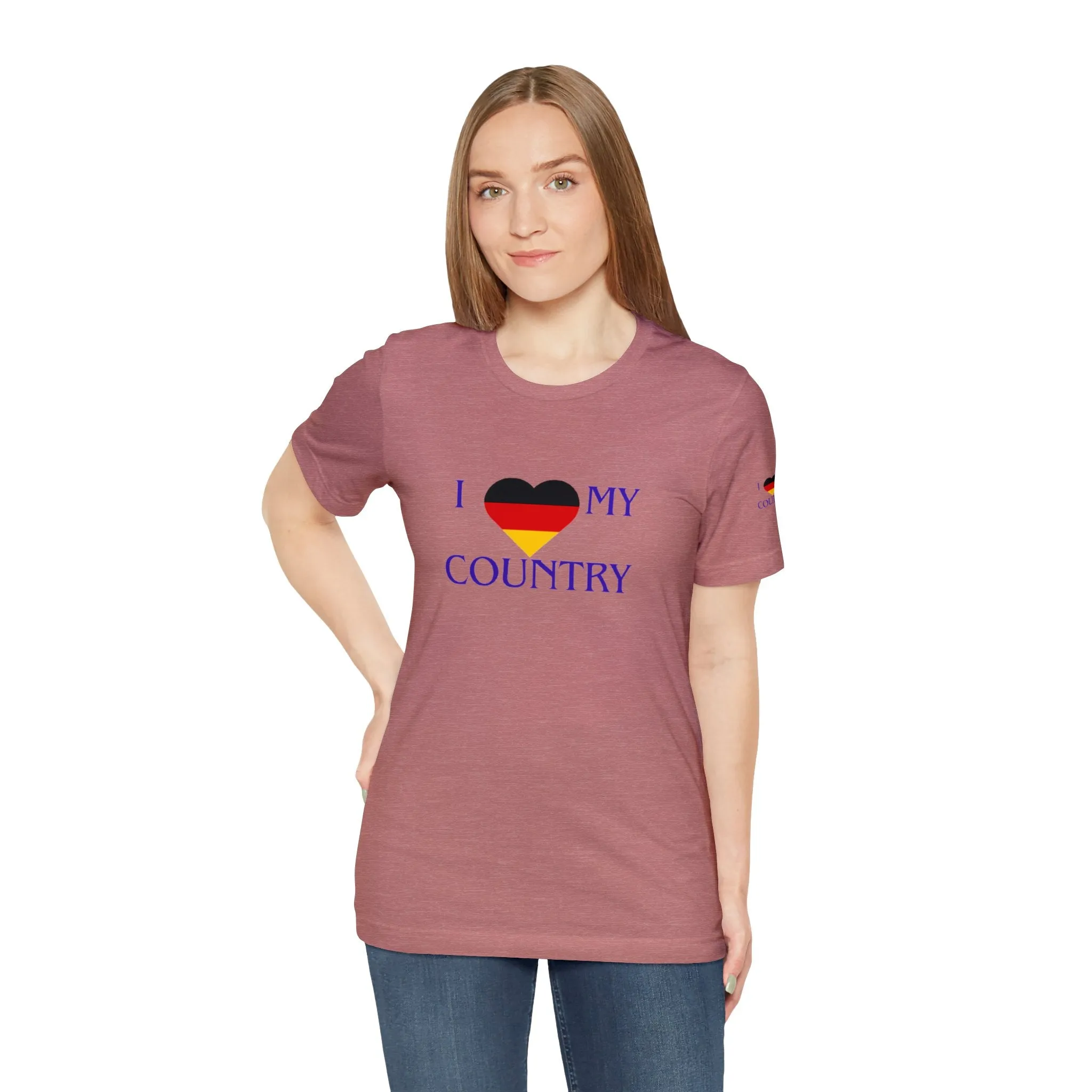 I love my Country Germany Unisex Jersey Short Sleeve Tee