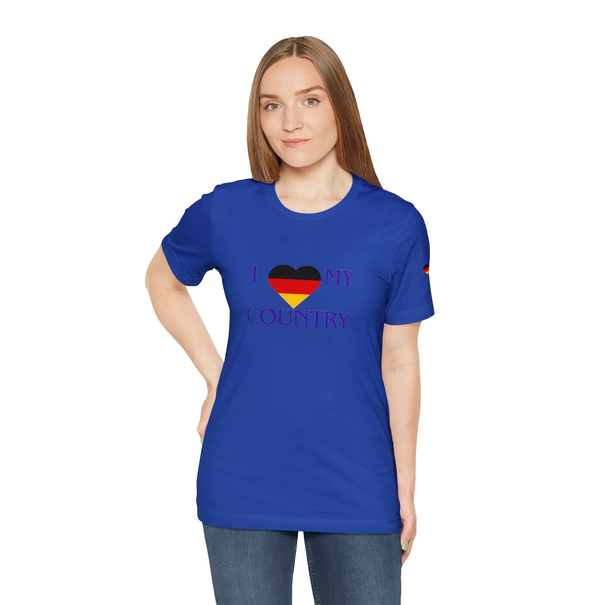 I love my Country Germany Unisex Jersey Short Sleeve Tee