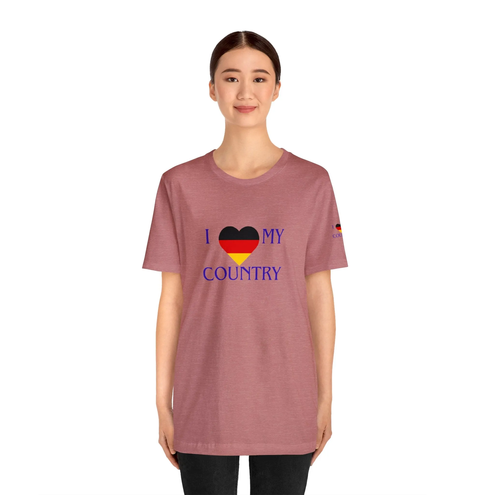 I love my Country Germany Unisex Jersey Short Sleeve Tee