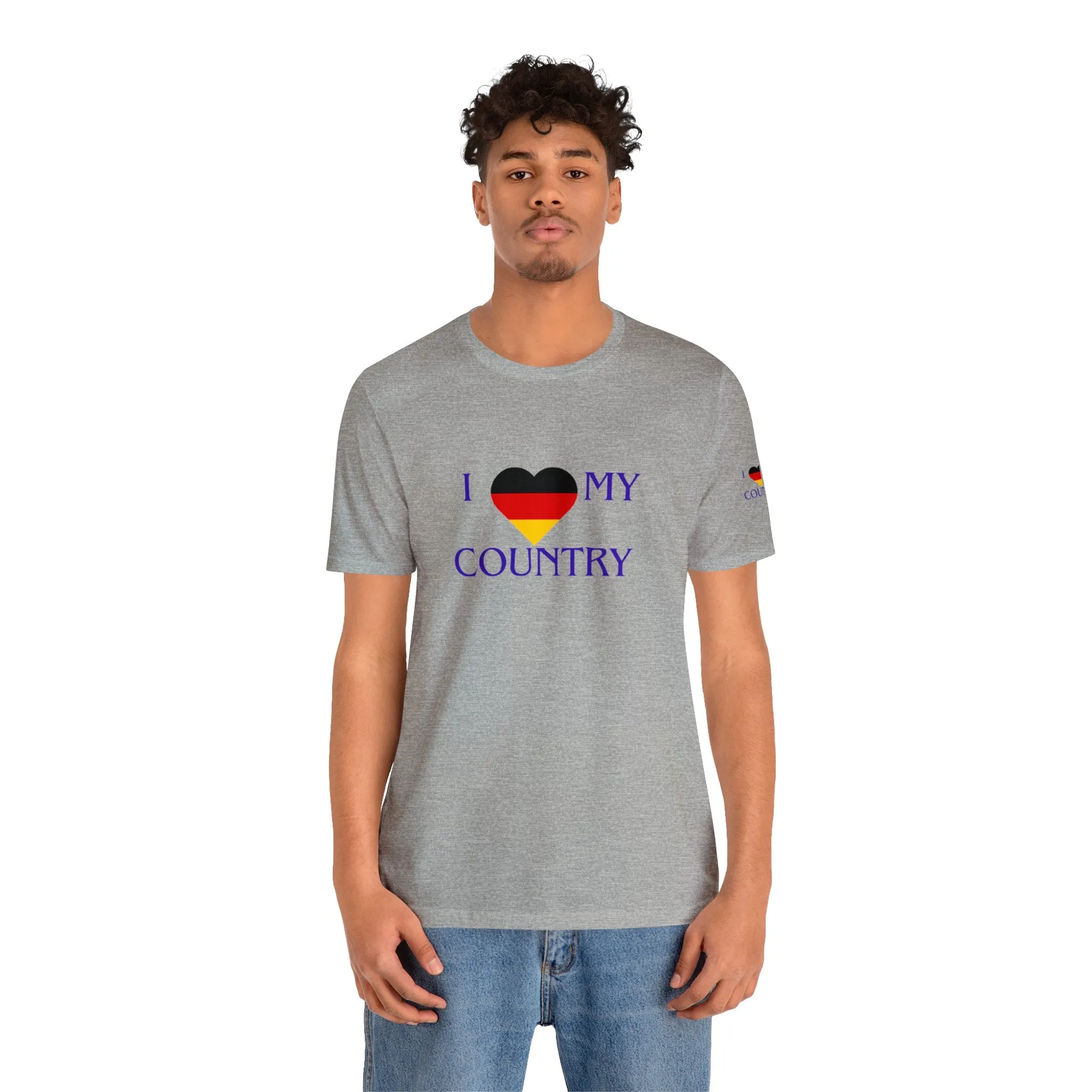 I love my Country Germany Unisex Jersey Short Sleeve Tee