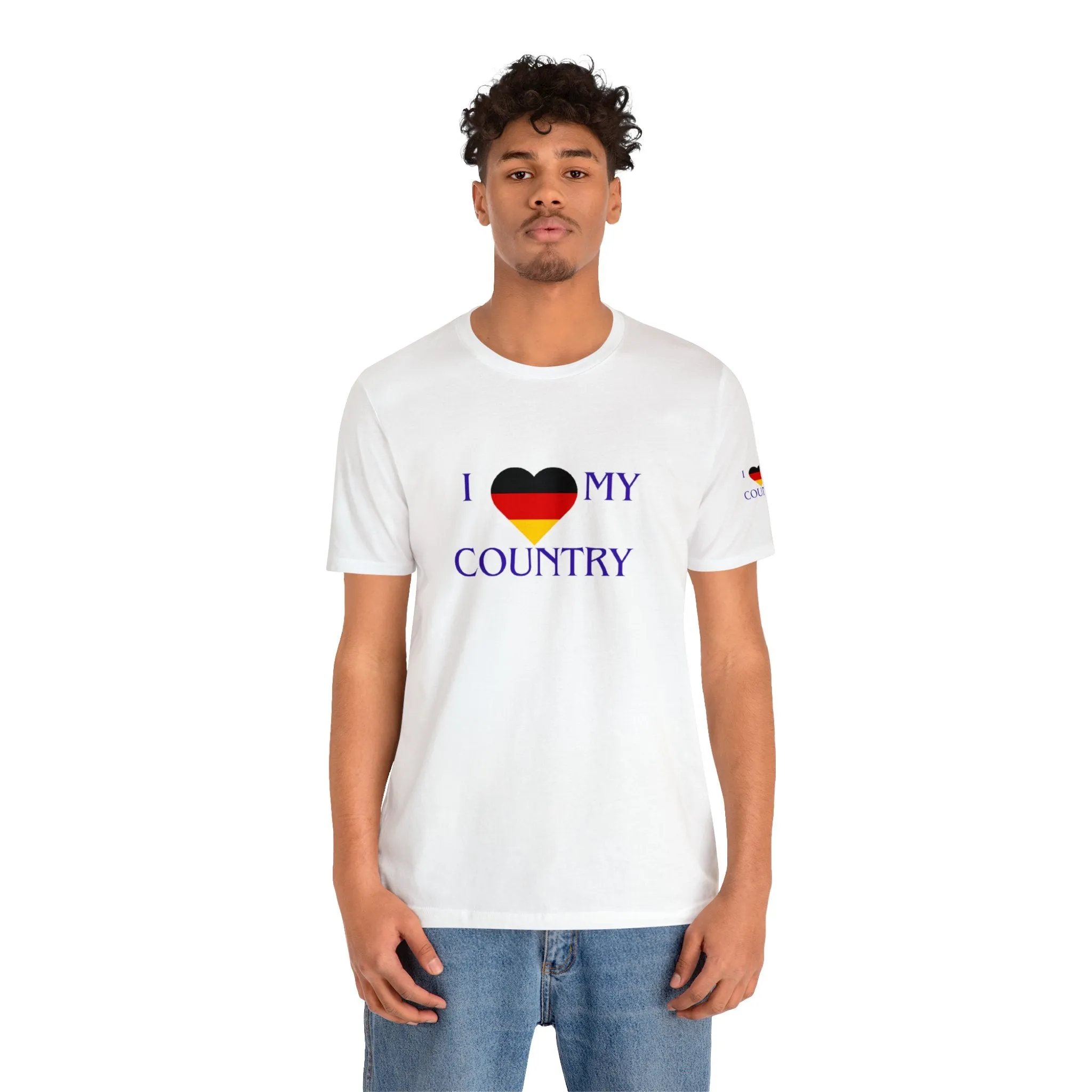 I love my Country Germany Unisex Jersey Short Sleeve Tee