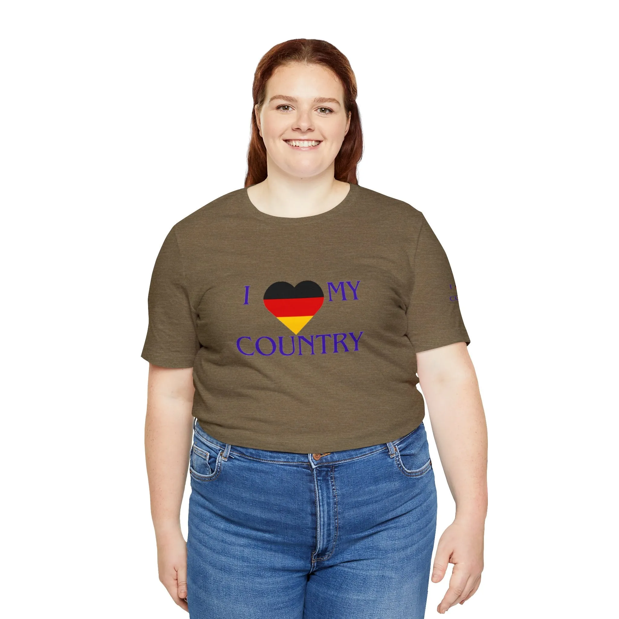 I love my Country Germany Unisex Jersey Short Sleeve Tee