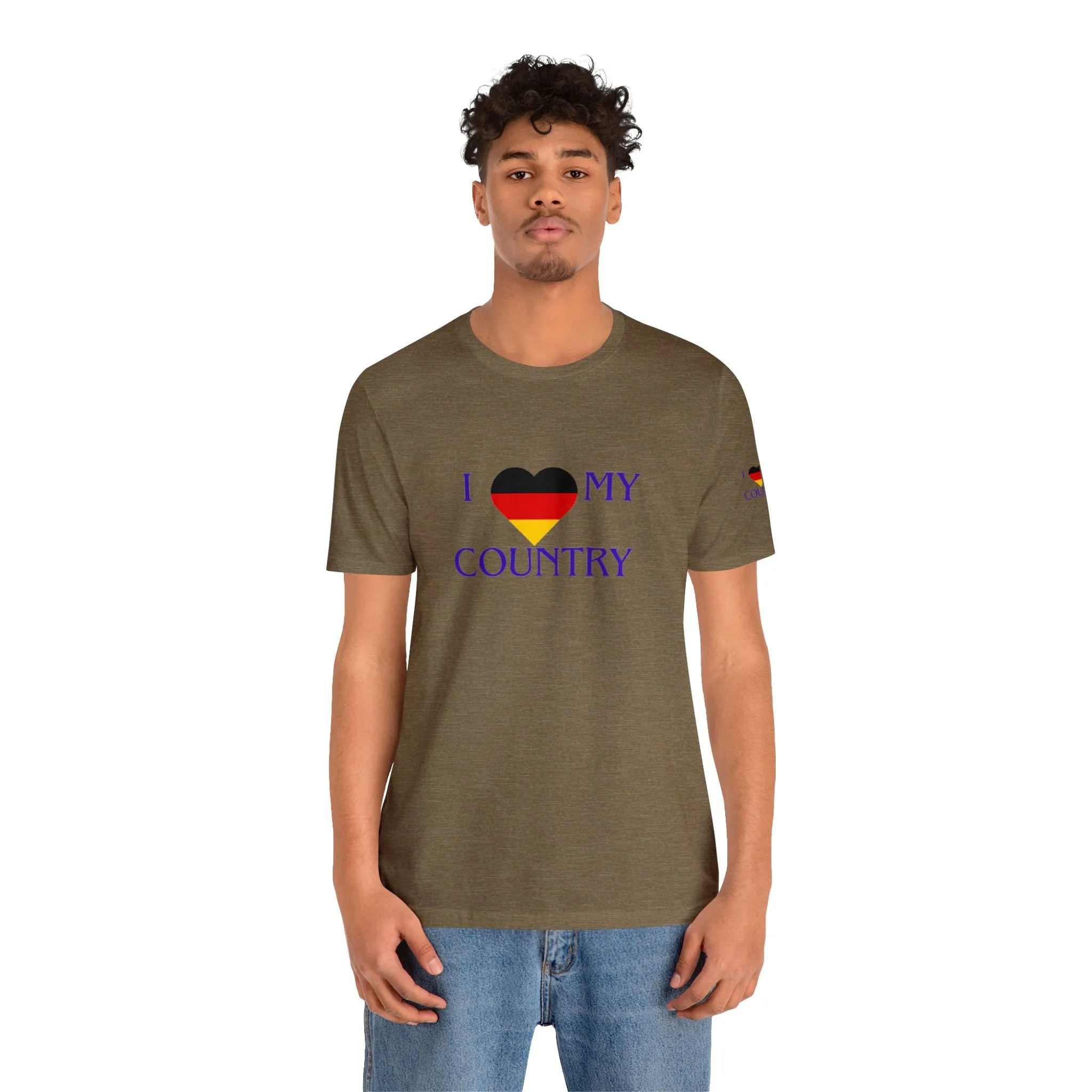 I love my Country Germany Unisex Jersey Short Sleeve Tee