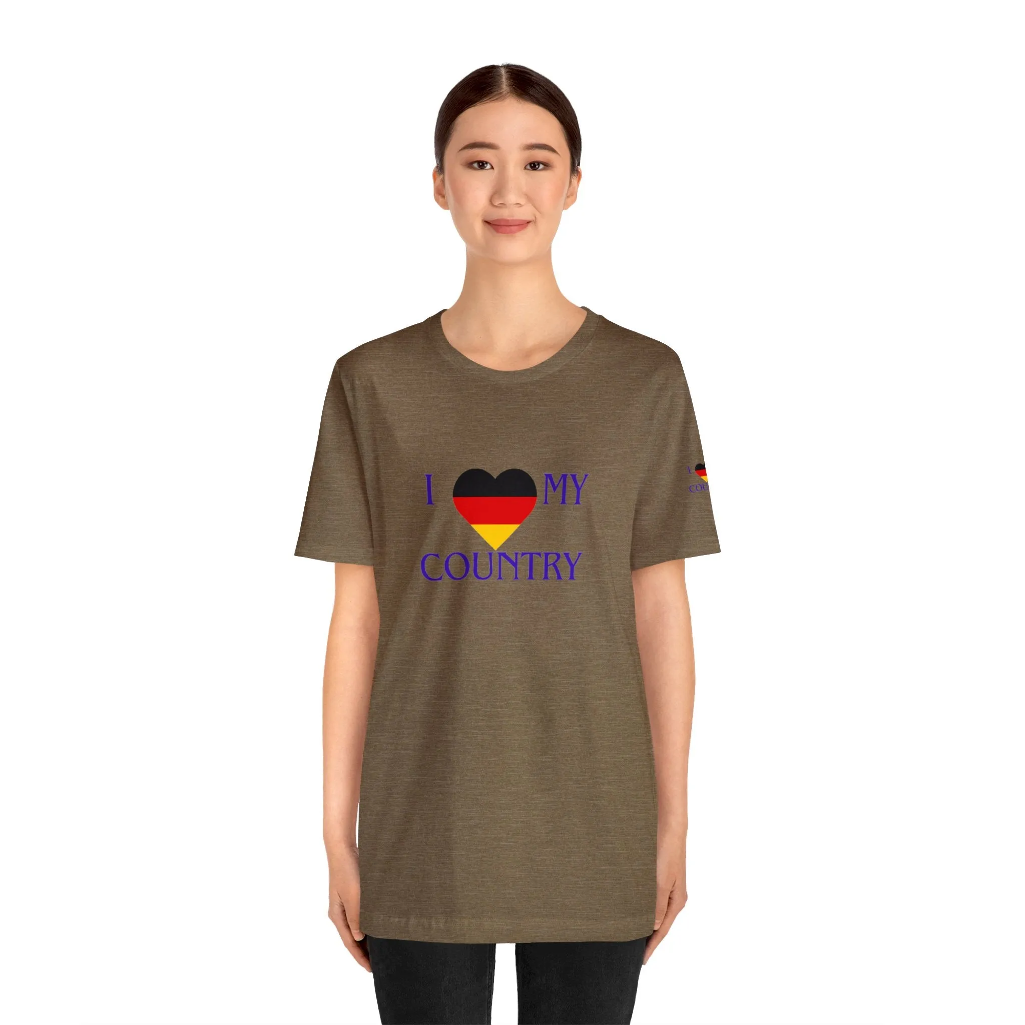 I love my Country Germany Unisex Jersey Short Sleeve Tee