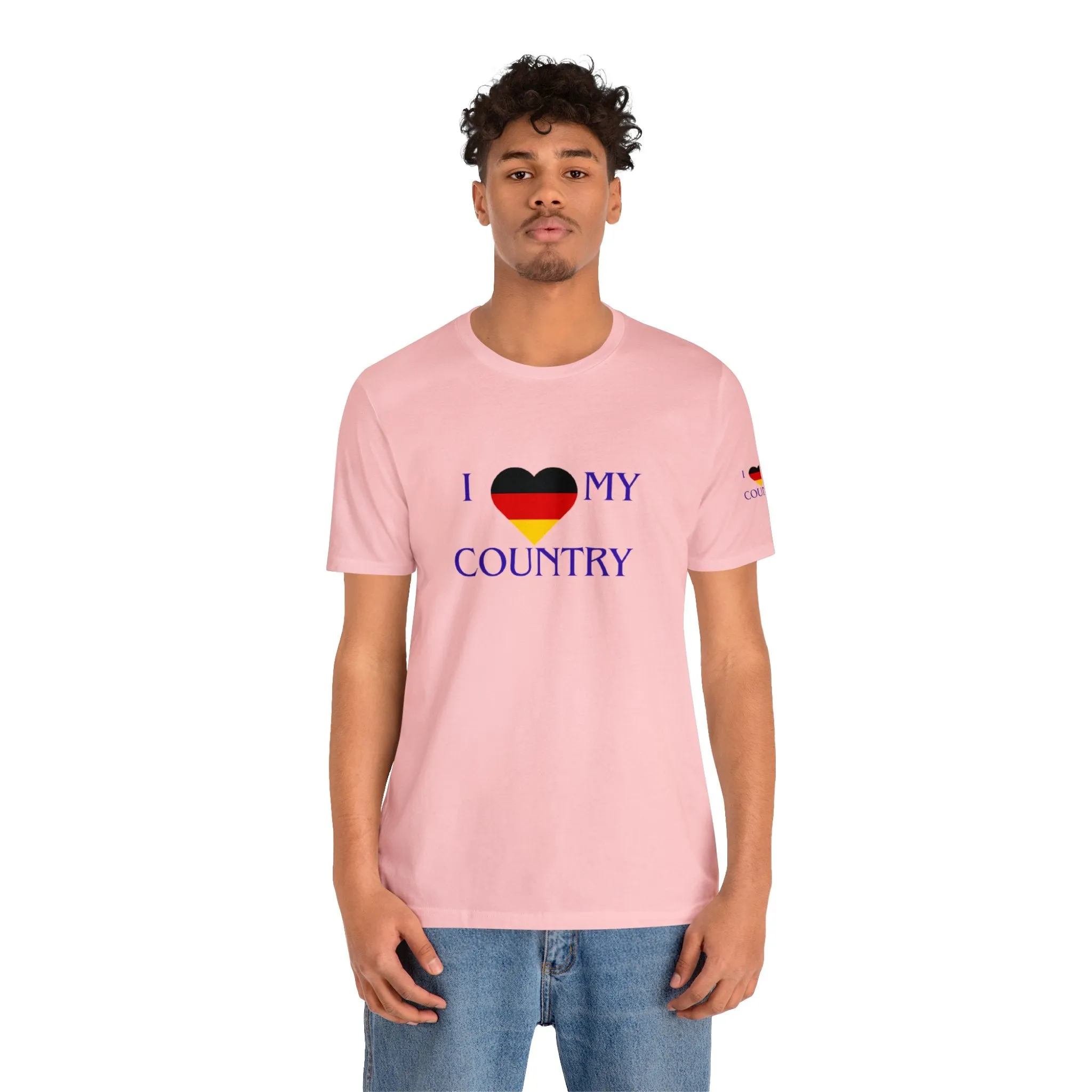 I love my Country Germany Unisex Jersey Short Sleeve Tee