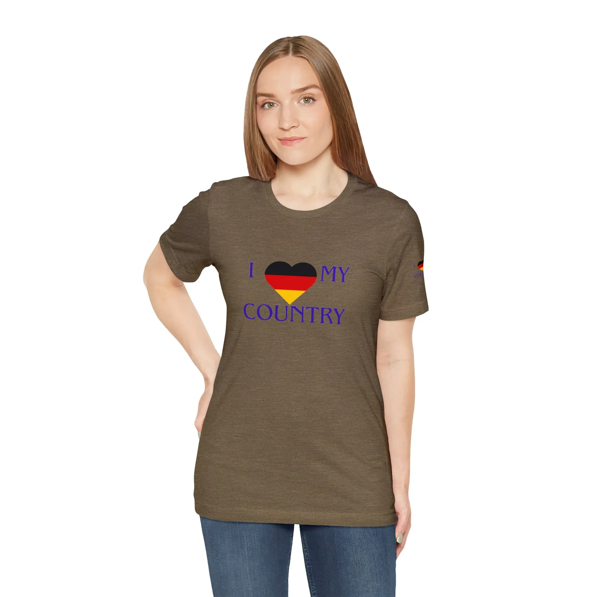 I love my Country Germany Unisex Jersey Short Sleeve Tee