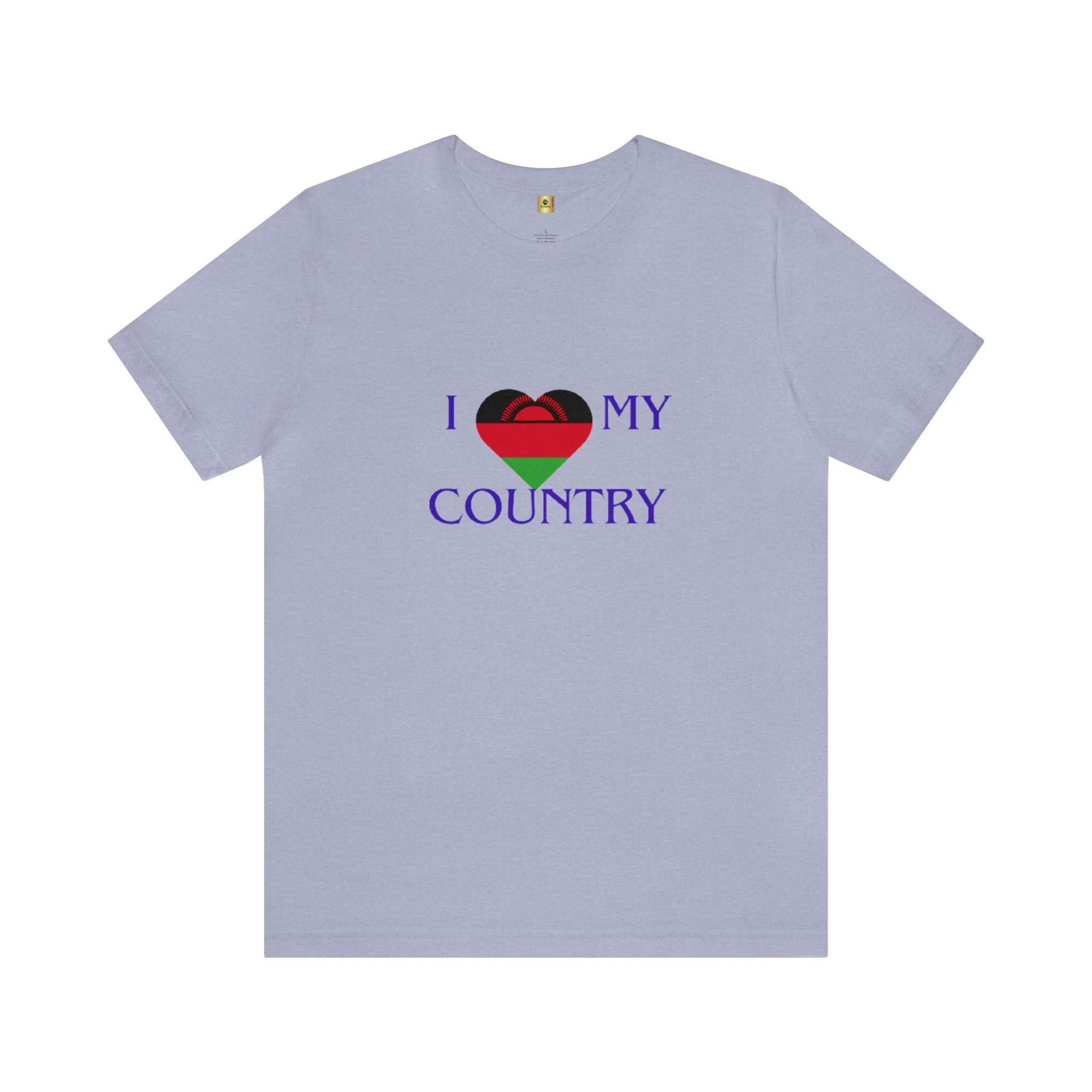 I Love My Country Malawi Unisex Jersey Short Sleeve Tee