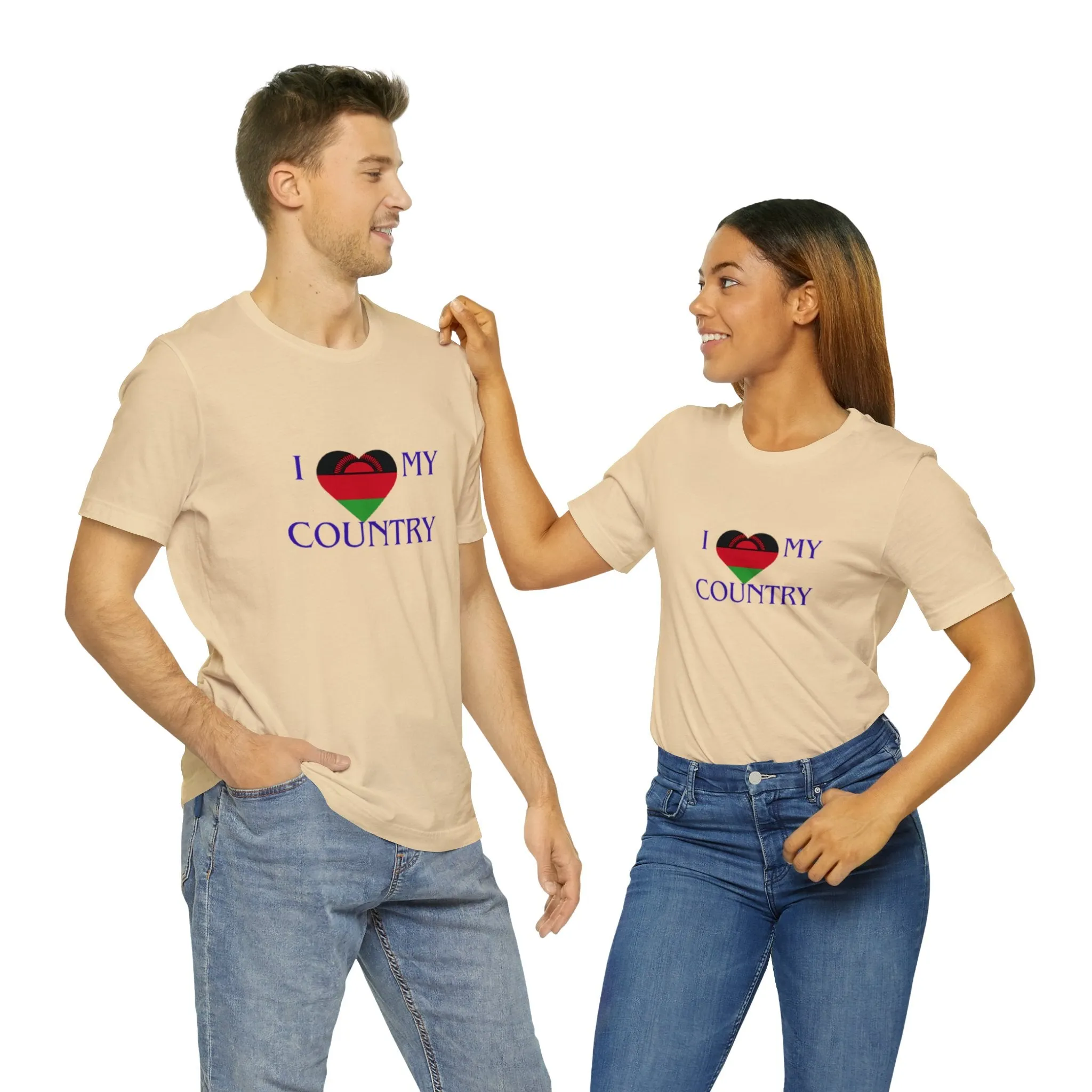 I Love My Country Malawi Unisex Jersey Short Sleeve Tee