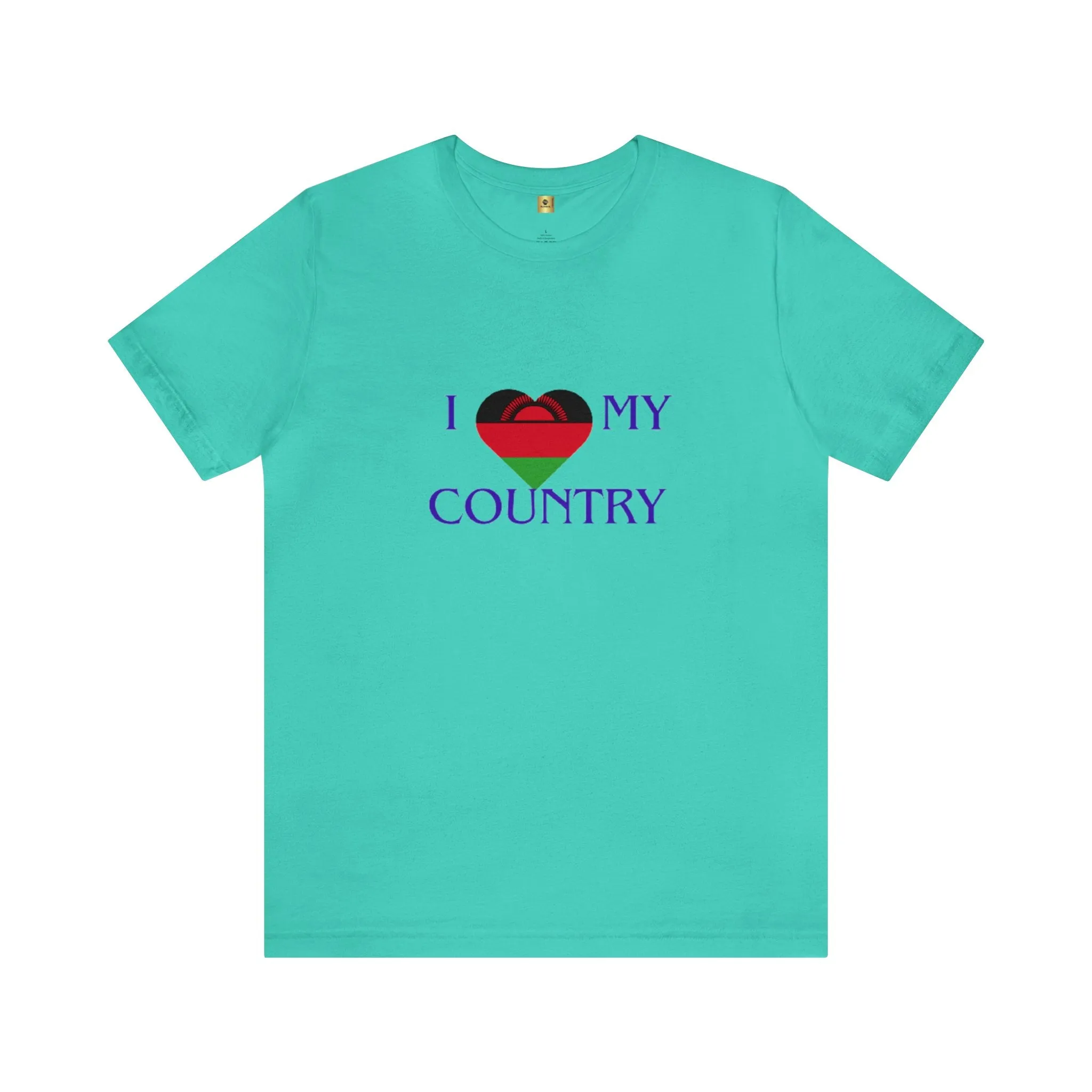 I Love My Country Malawi Unisex Jersey Short Sleeve Tee