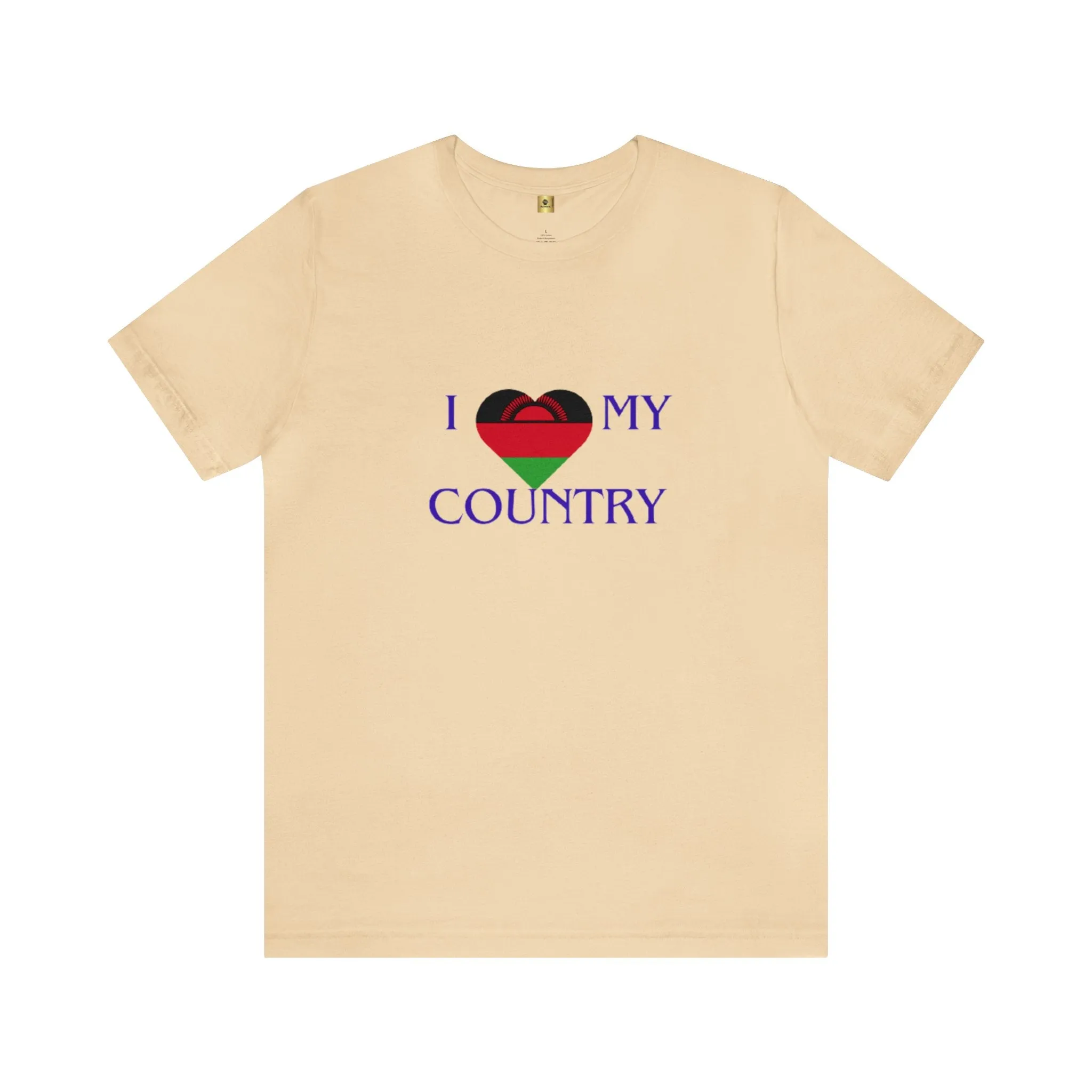 I Love My Country Malawi Unisex Jersey Short Sleeve Tee