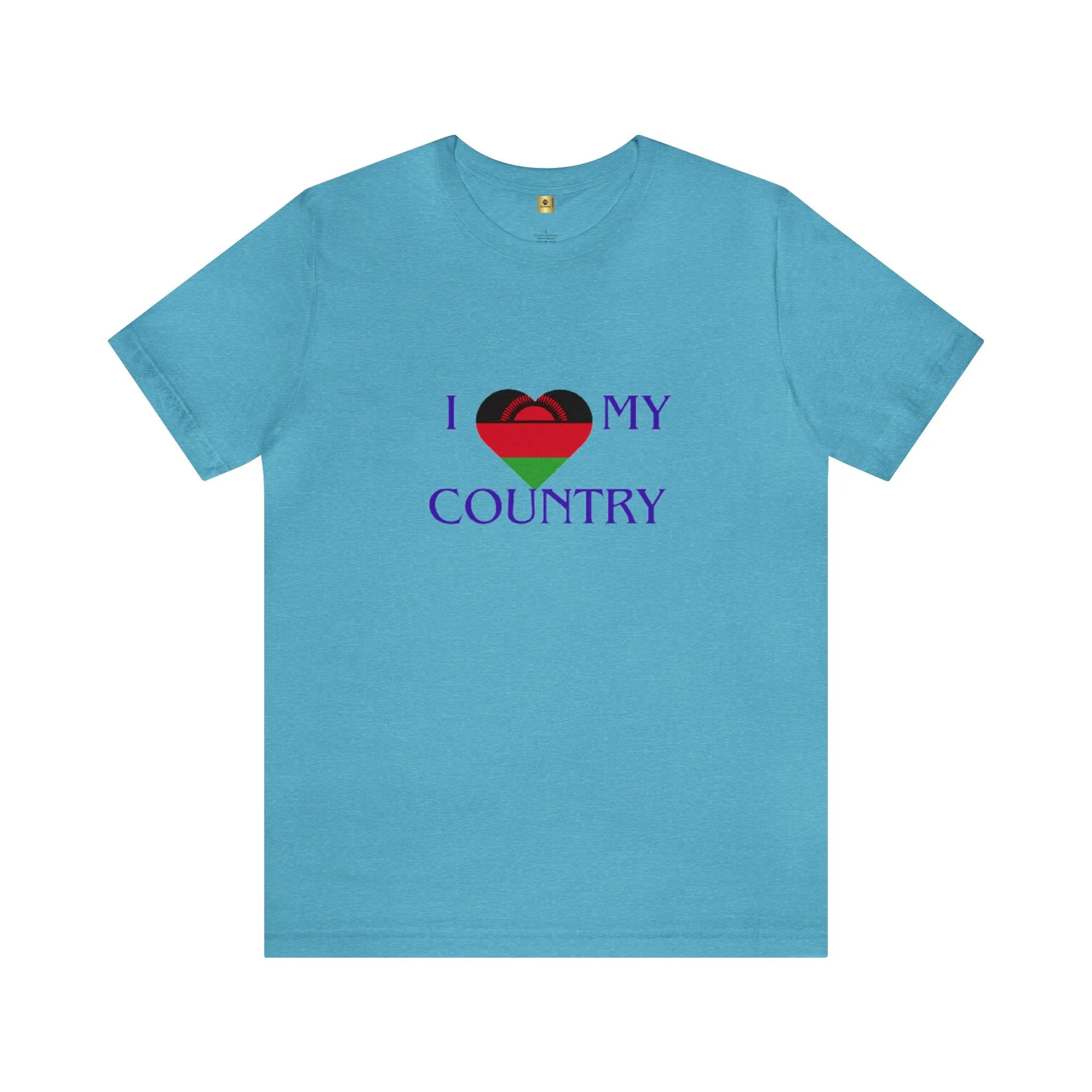 I Love My Country Malawi Unisex Jersey Short Sleeve Tee