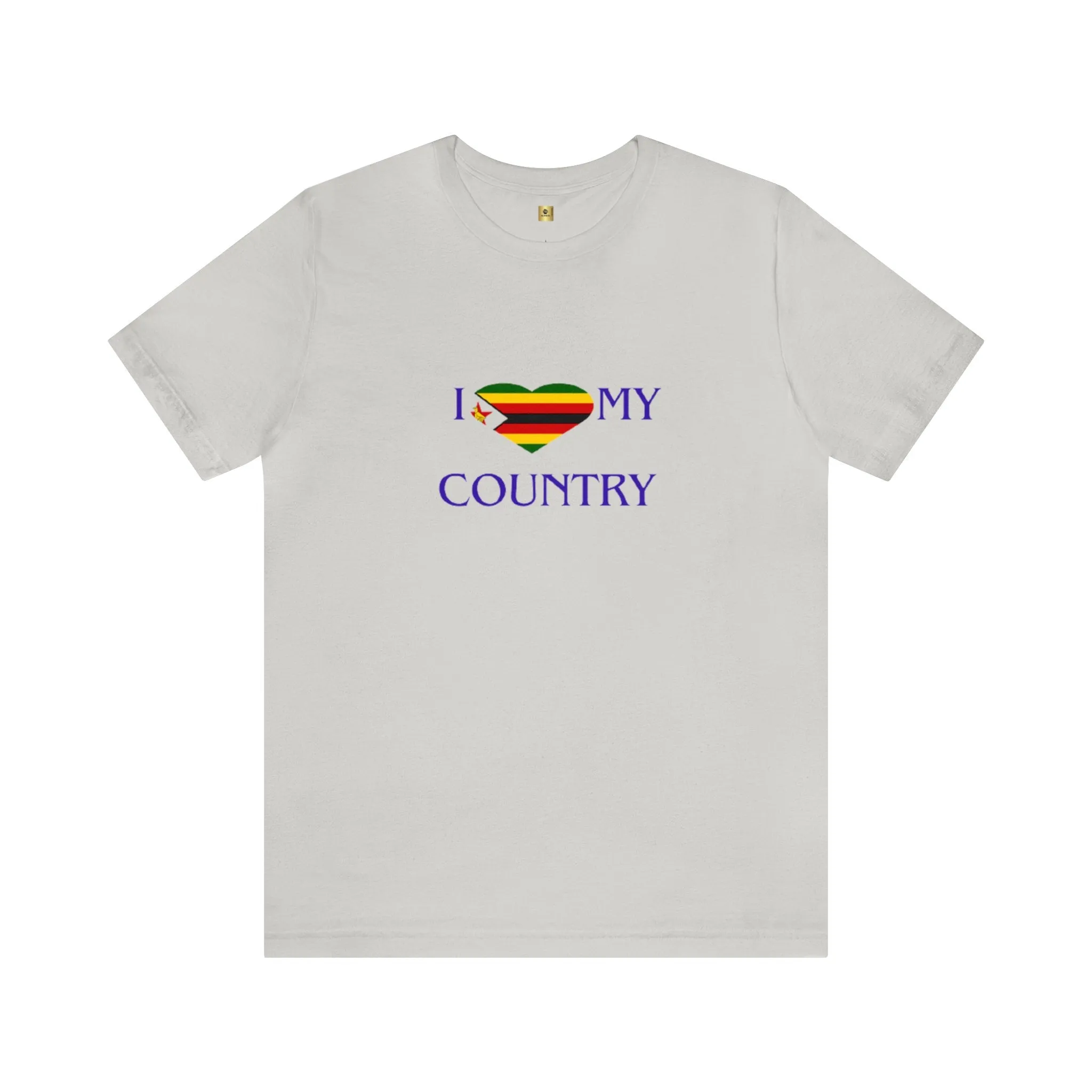 I Love my Country Zimbabwe Unisex Jersey Short Sleeve Tee