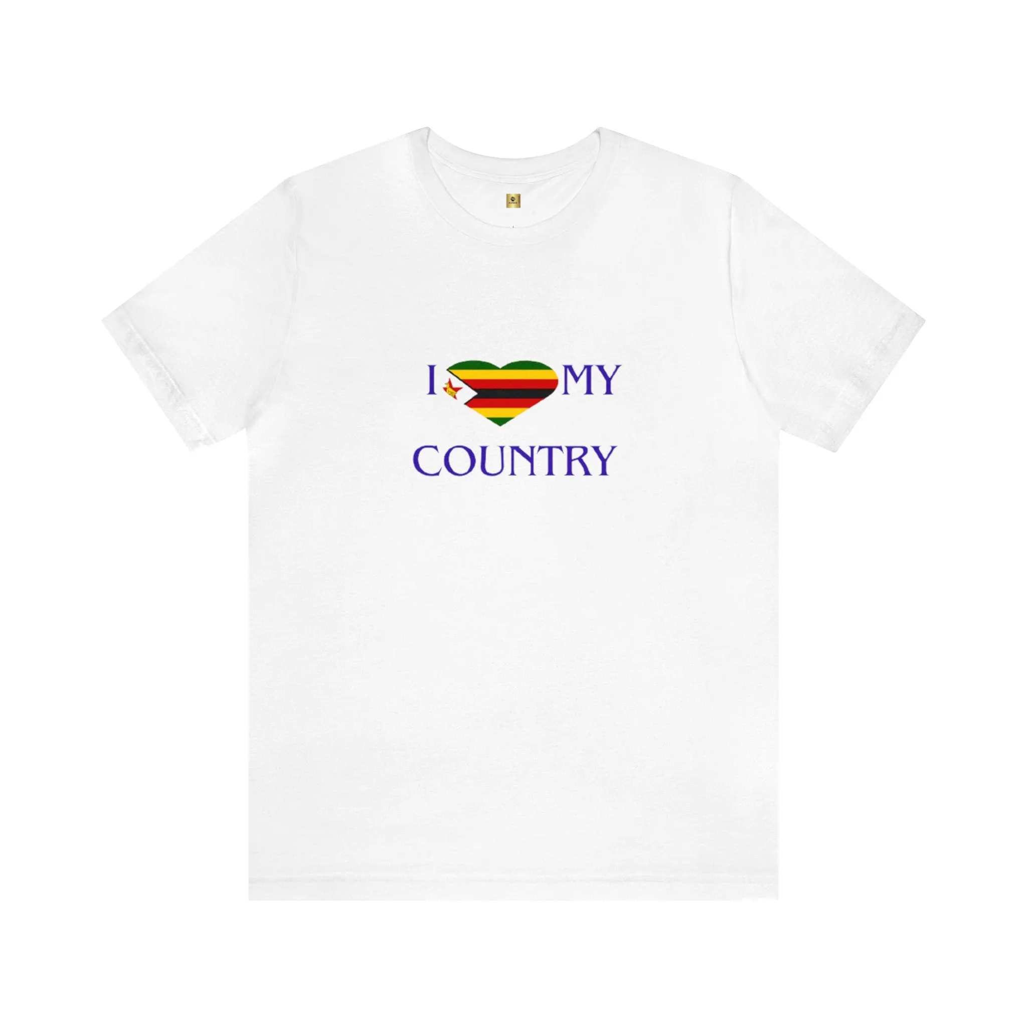 I Love my Country Zimbabwe Unisex Jersey Short Sleeve Tee