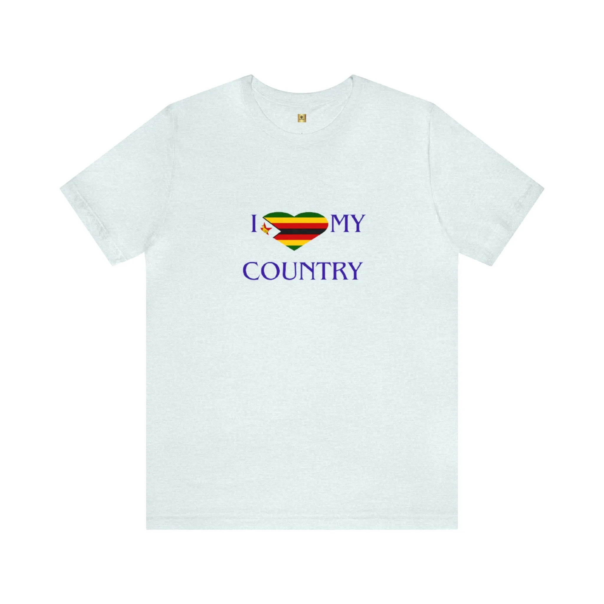 I Love my Country Zimbabwe Unisex Jersey Short Sleeve Tee