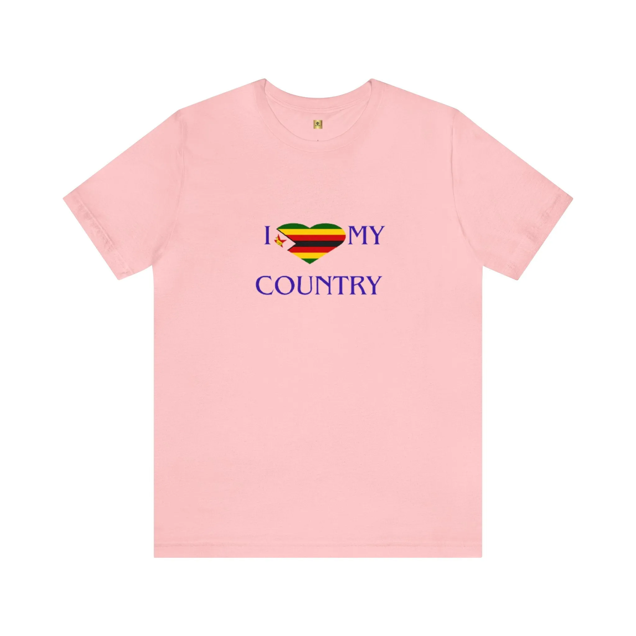 I Love my Country Zimbabwe Unisex Jersey Short Sleeve Tee