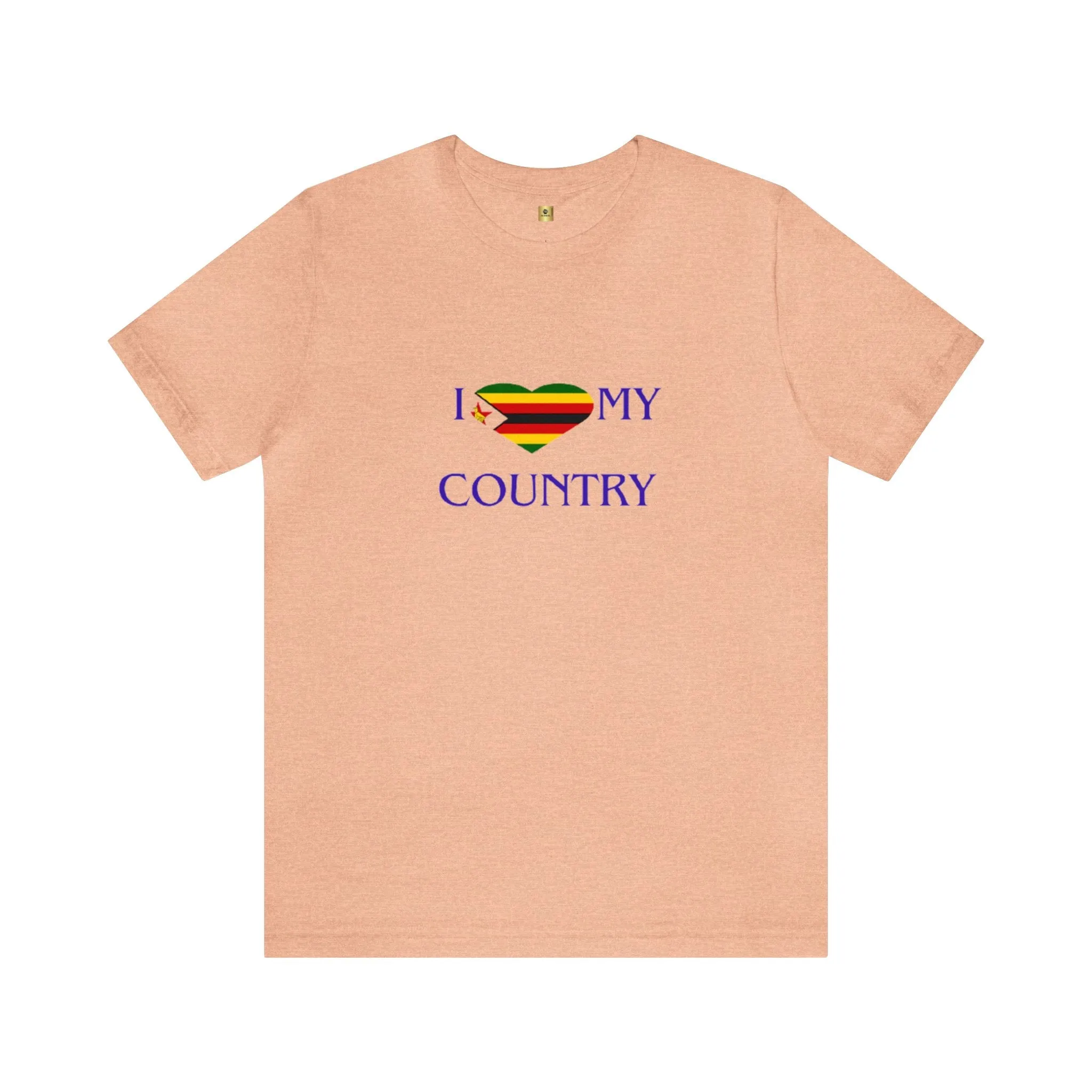 I Love my Country Zimbabwe Unisex Jersey Short Sleeve Tee