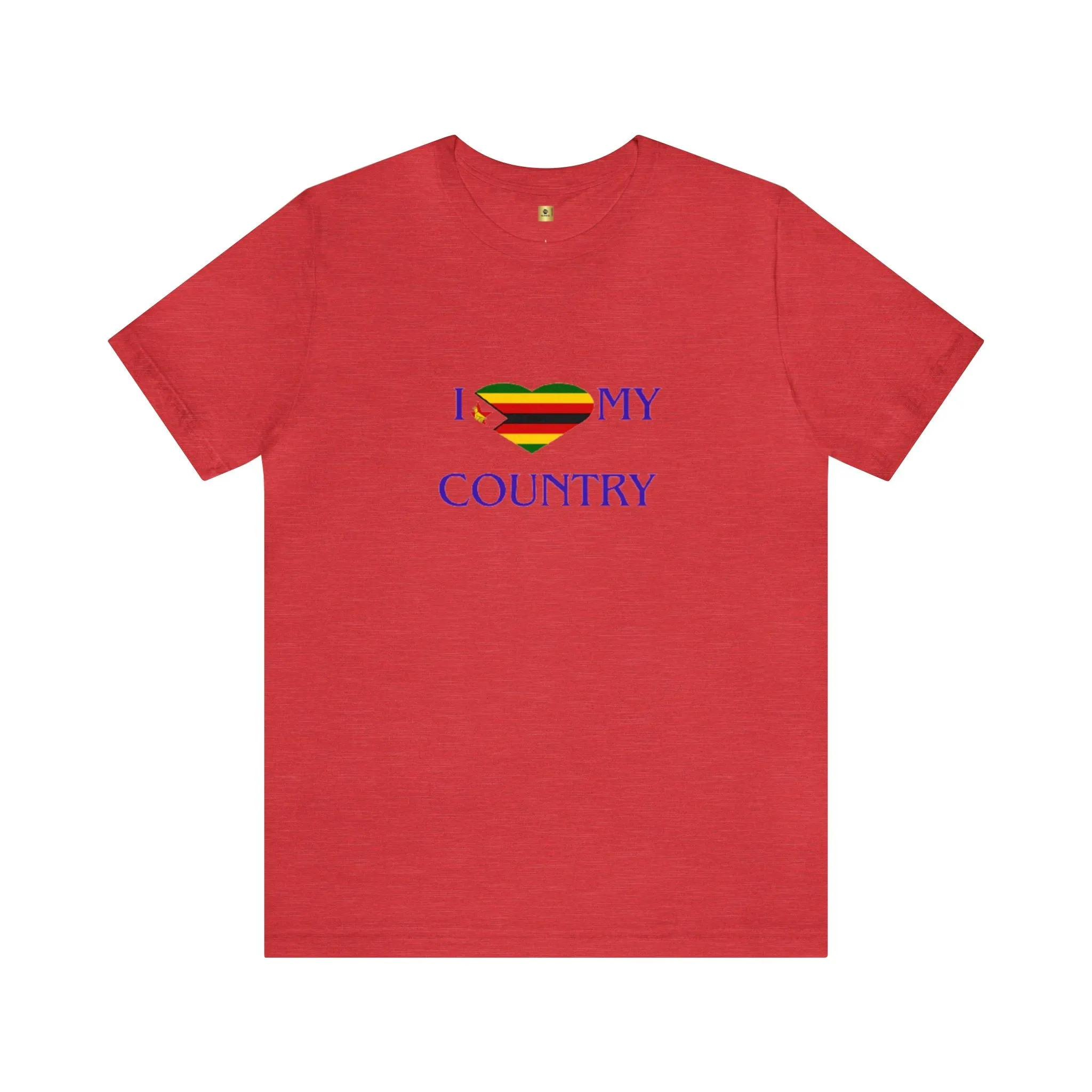 I Love my Country Zimbabwe Unisex Jersey Short Sleeve Tee