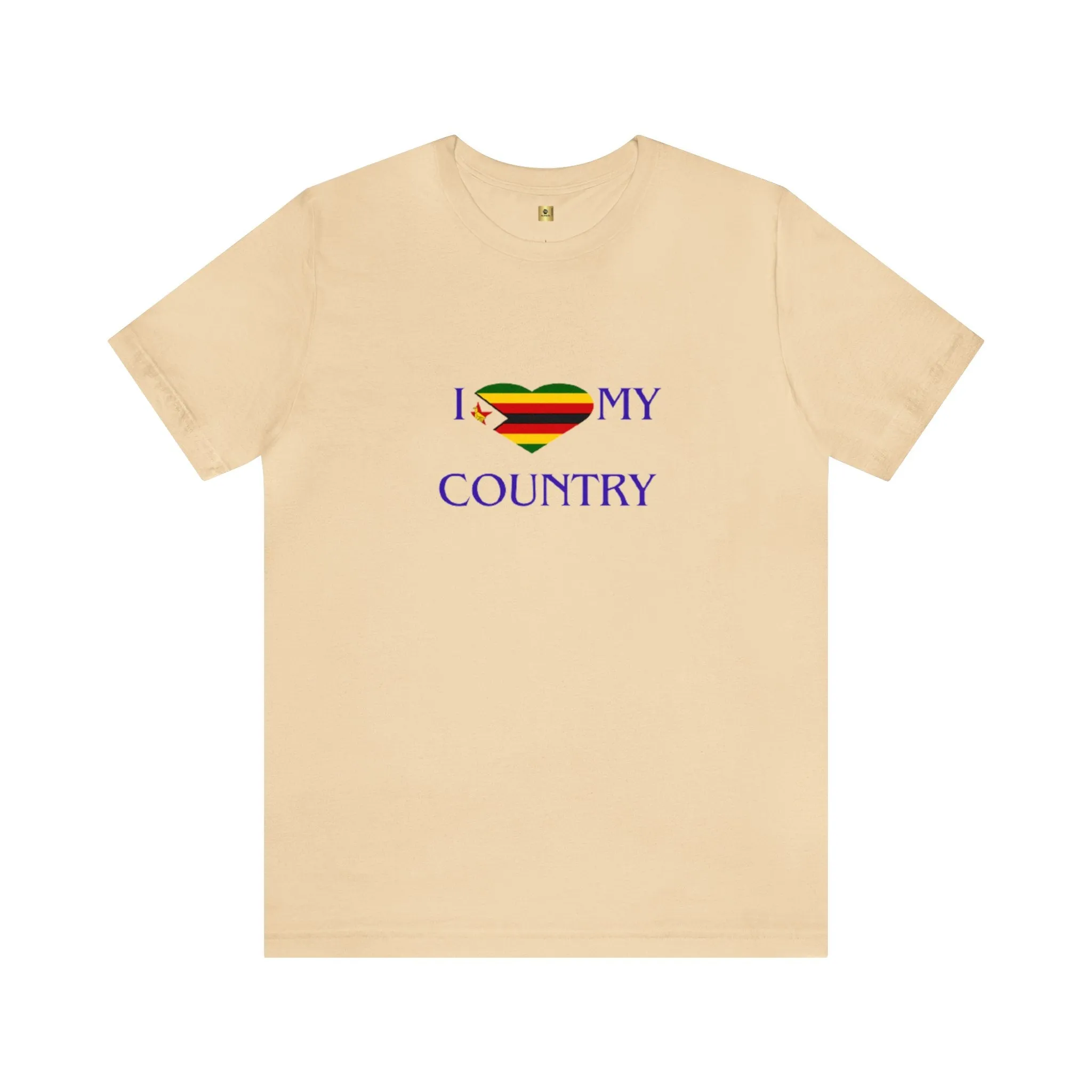 I Love my Country Zimbabwe Unisex Jersey Short Sleeve Tee