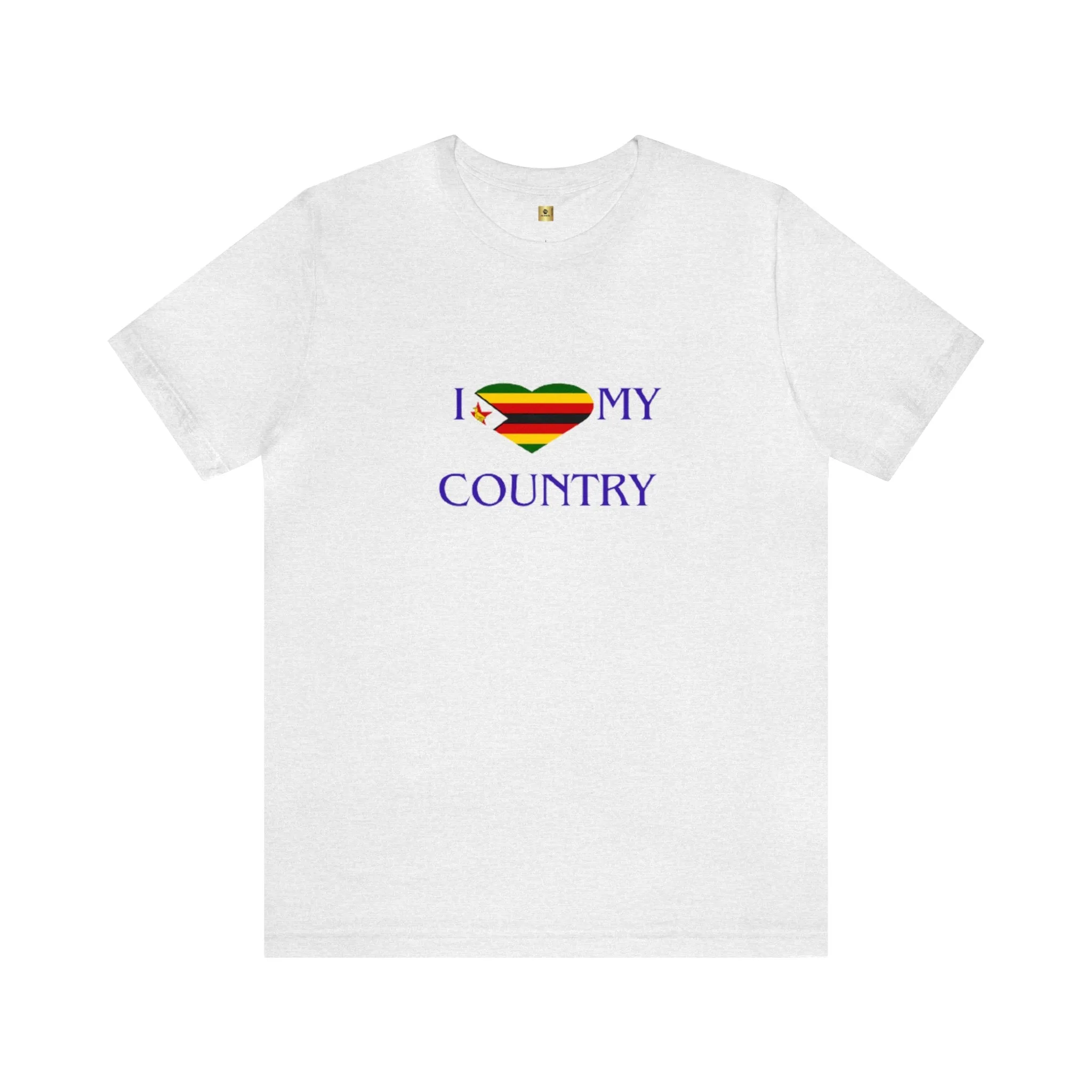 I Love my Country Zimbabwe Unisex Jersey Short Sleeve Tee