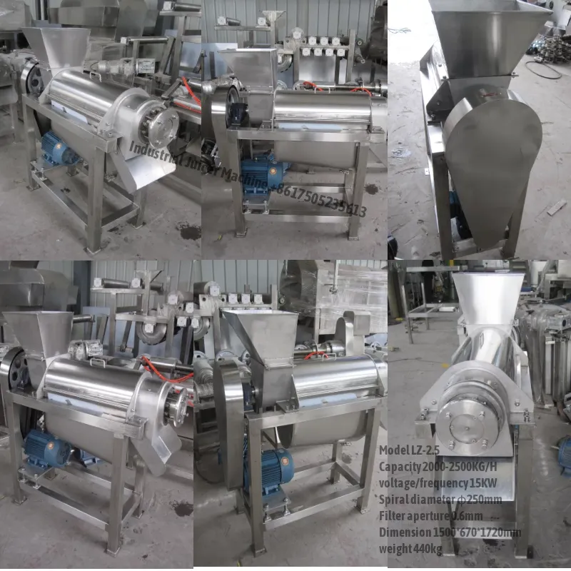 Industrial Juicer Extractor Machine 500-5000kg/h