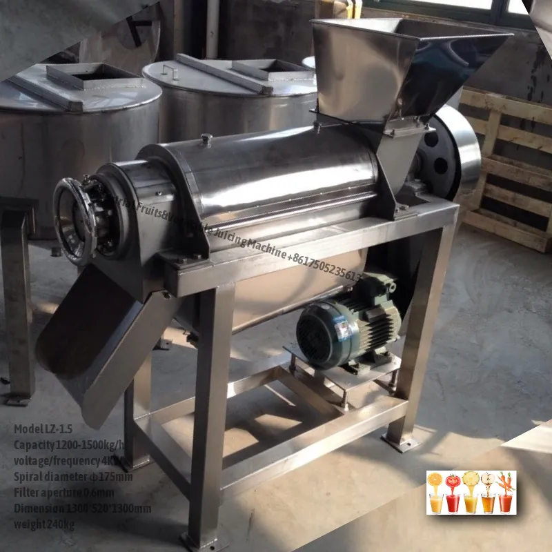 Industrial Juicer Extractor Machine 500-5000kg/h