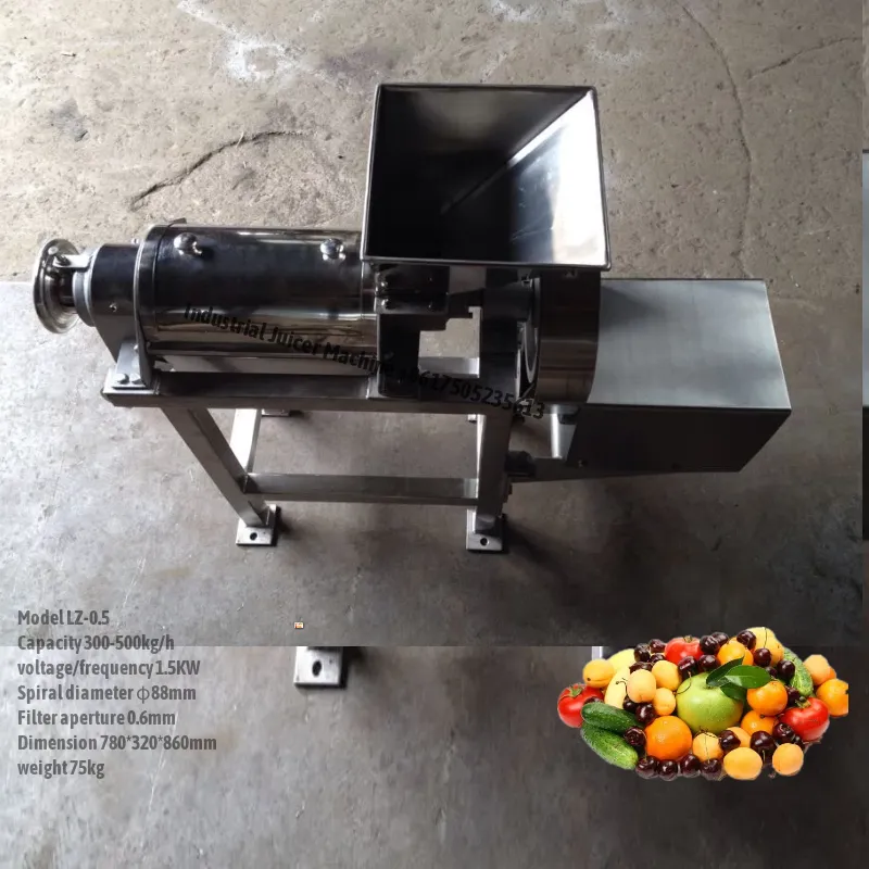 Industrial Screw Juicer Machine for fruist and vegetables