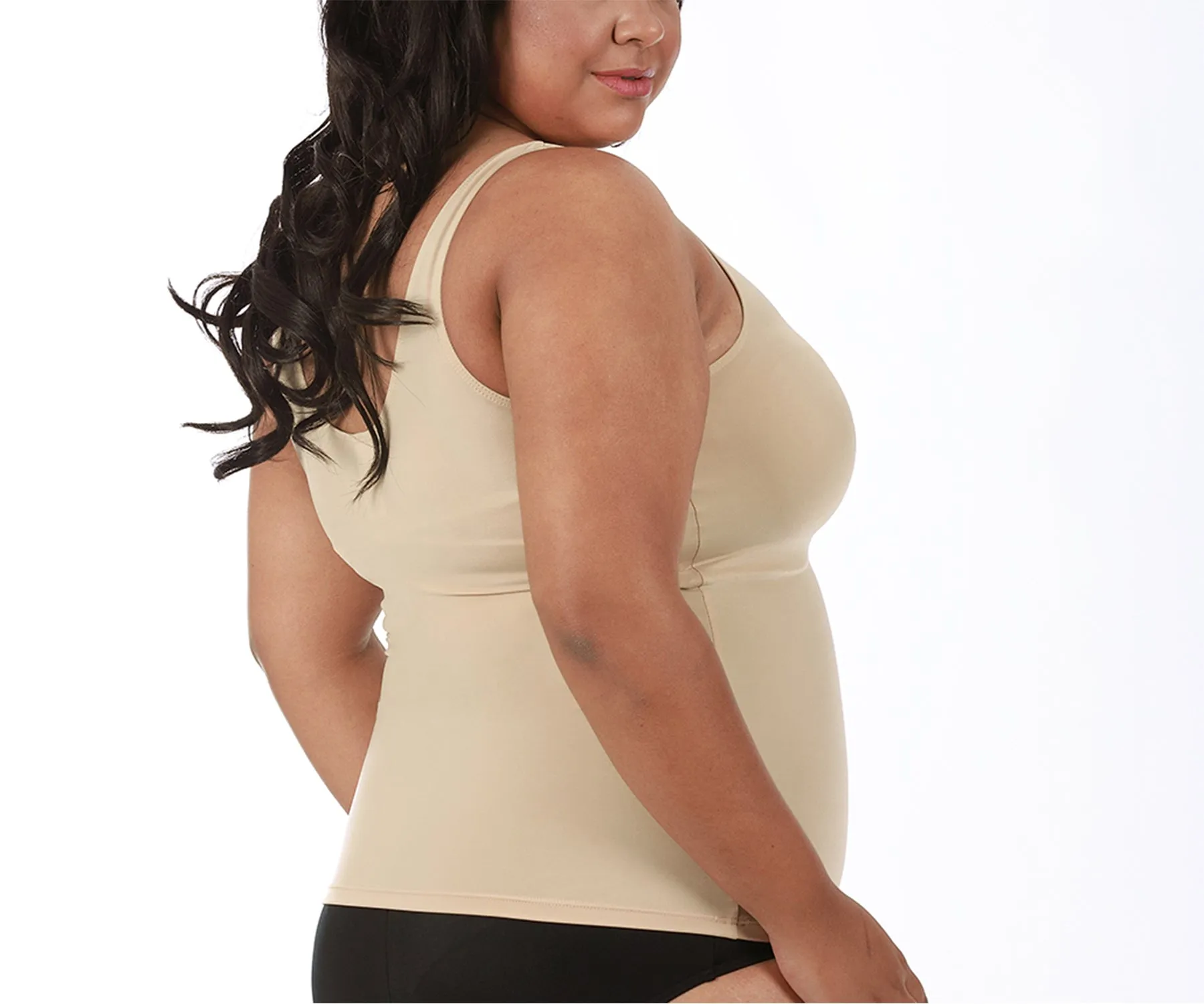 InstantFigure  Scoop Tank Top Plus Size Shapewear WT40021C