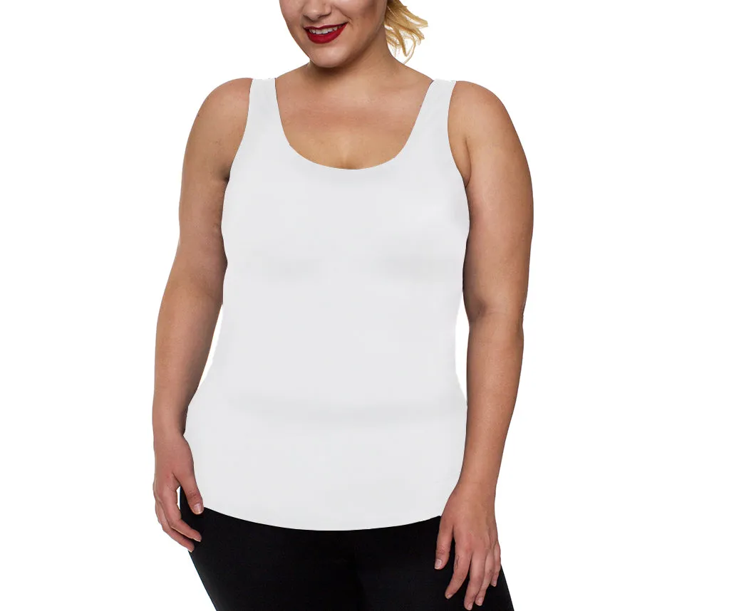 InstantFigure  Scoop Tank Top Plus Size Shapewear WT40021C