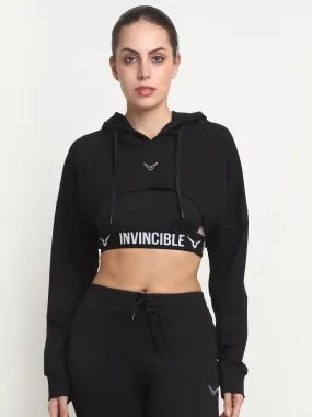 Invincible Women's Crop Hoody