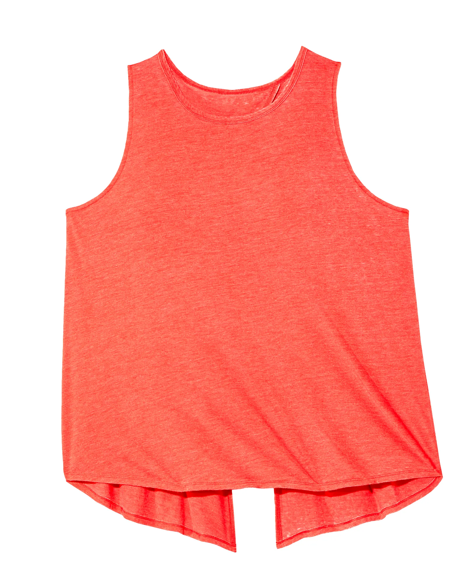 June Tank with Knotted Back | Coral