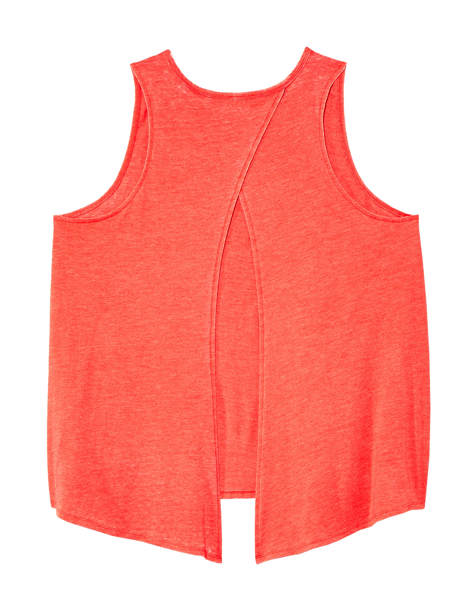 June Tank with Knotted Back | Coral