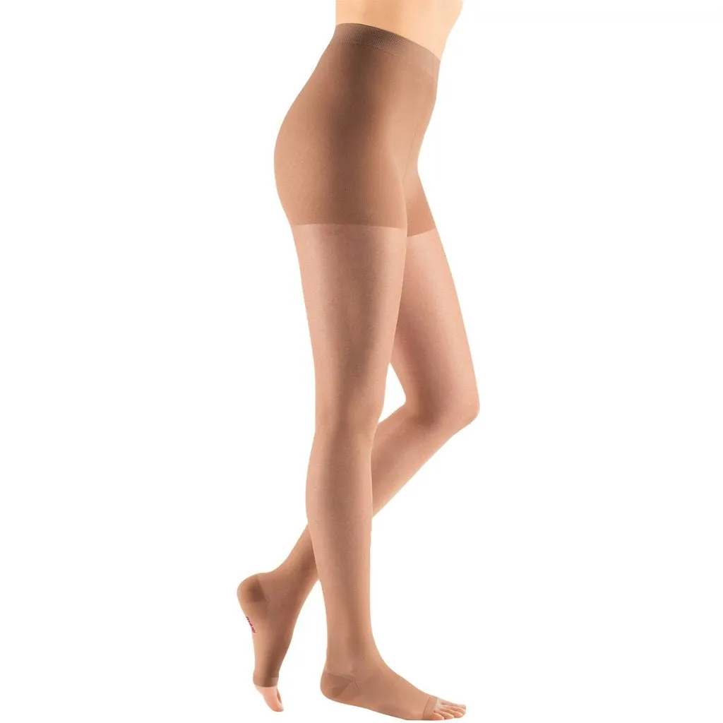 Juzo Soft OPEN TOE Pantyhose w/ Fly 20-30 mmHg